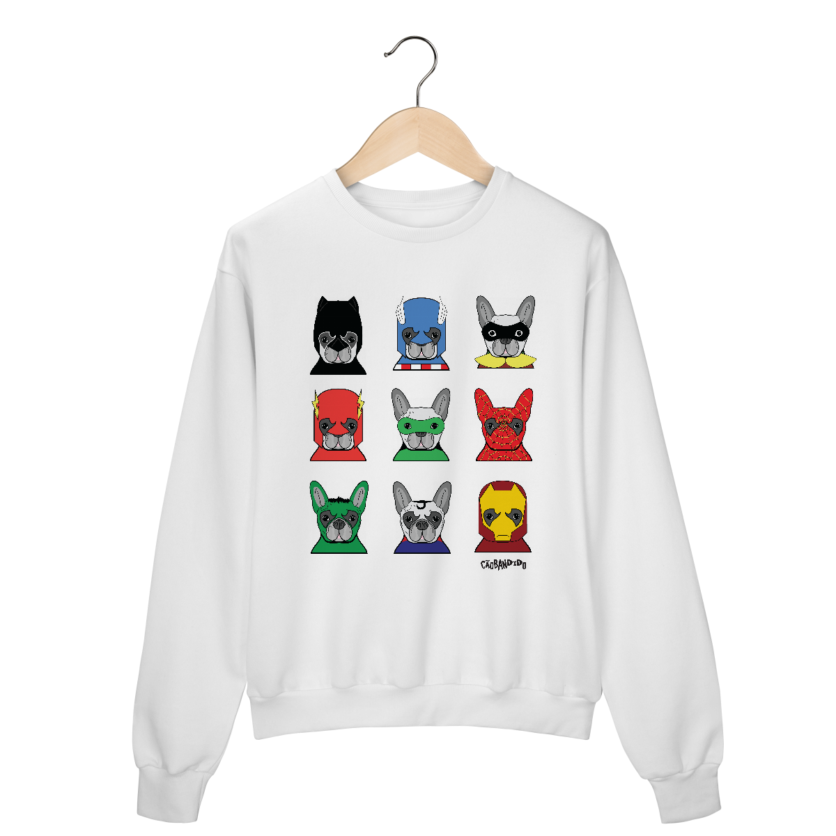 Moletom Blusão Cachorros Super-Heróis