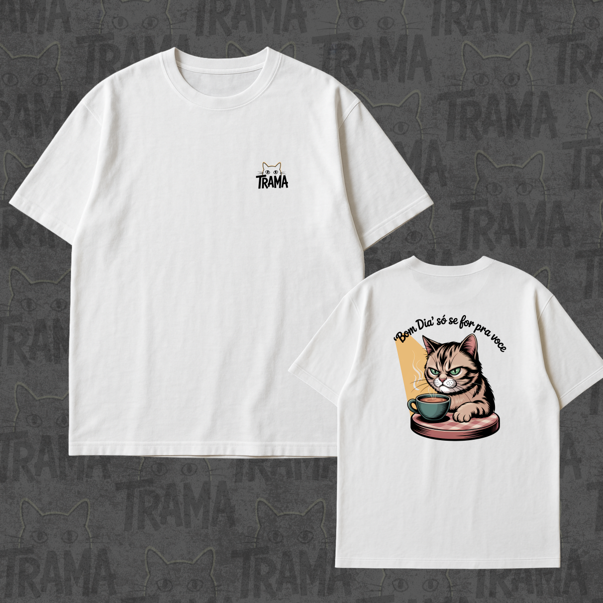 Camiseta Oversized | Bom dia