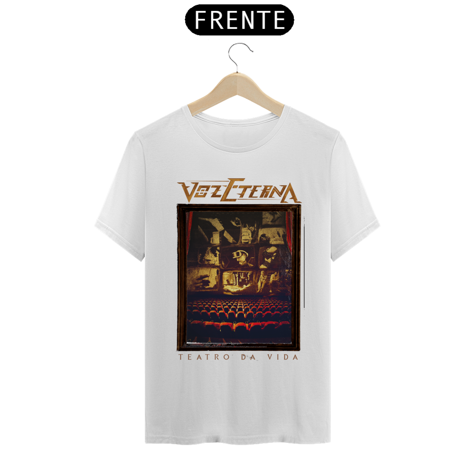 Camiseta Voz Eterna Teatro da Vida Clara