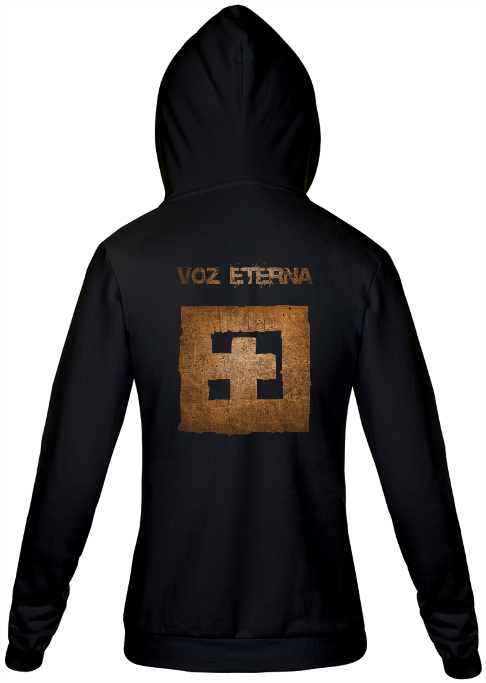 Nome do produto  Moletom Zíper Voz Eterna Retrô