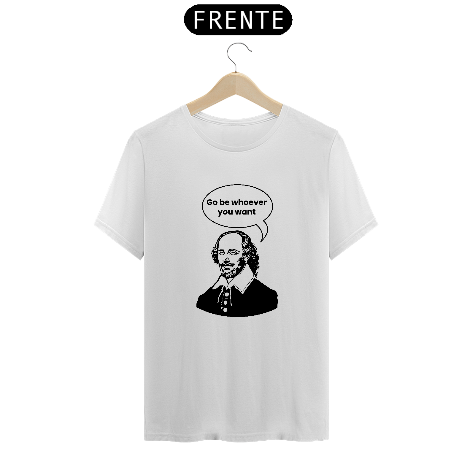 Shakespeare de saco cheio - Camiseta Quality