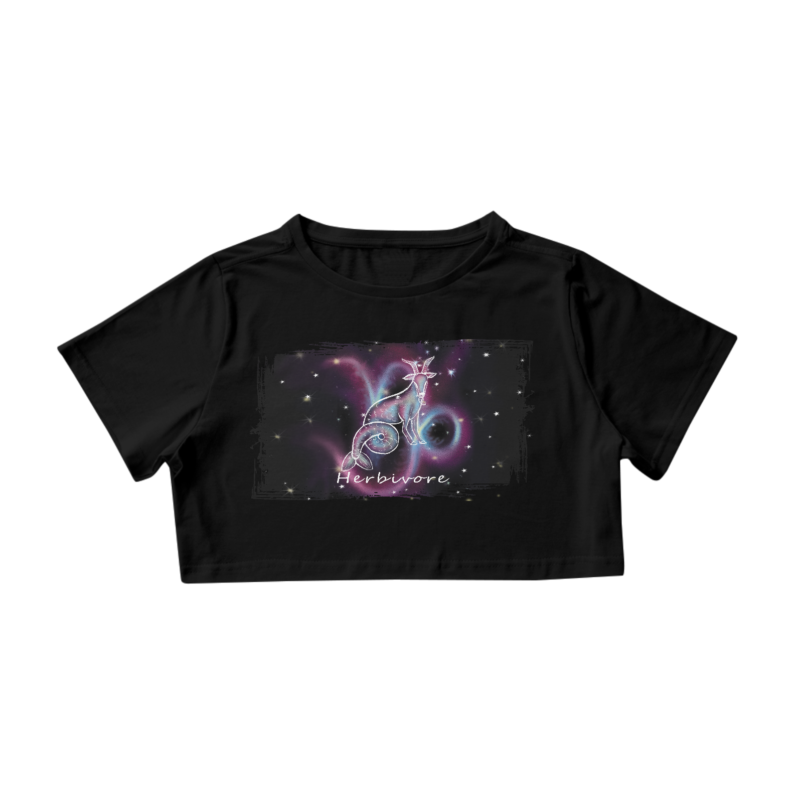 Camiseta Cropped | Capricórnio | Herbivore | Color