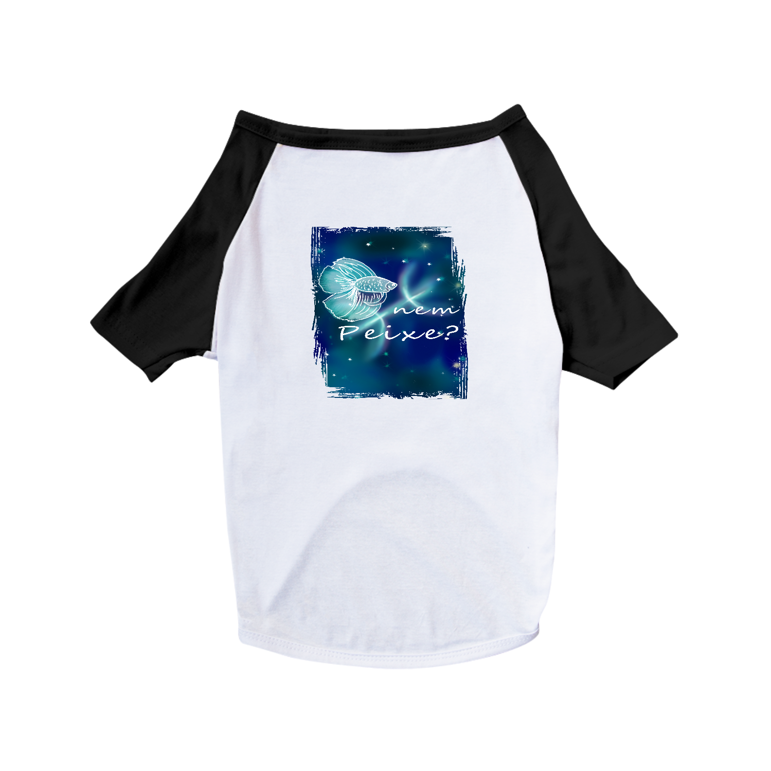 Camiseta para Pet | Peixes | Nem Peixe? | Color