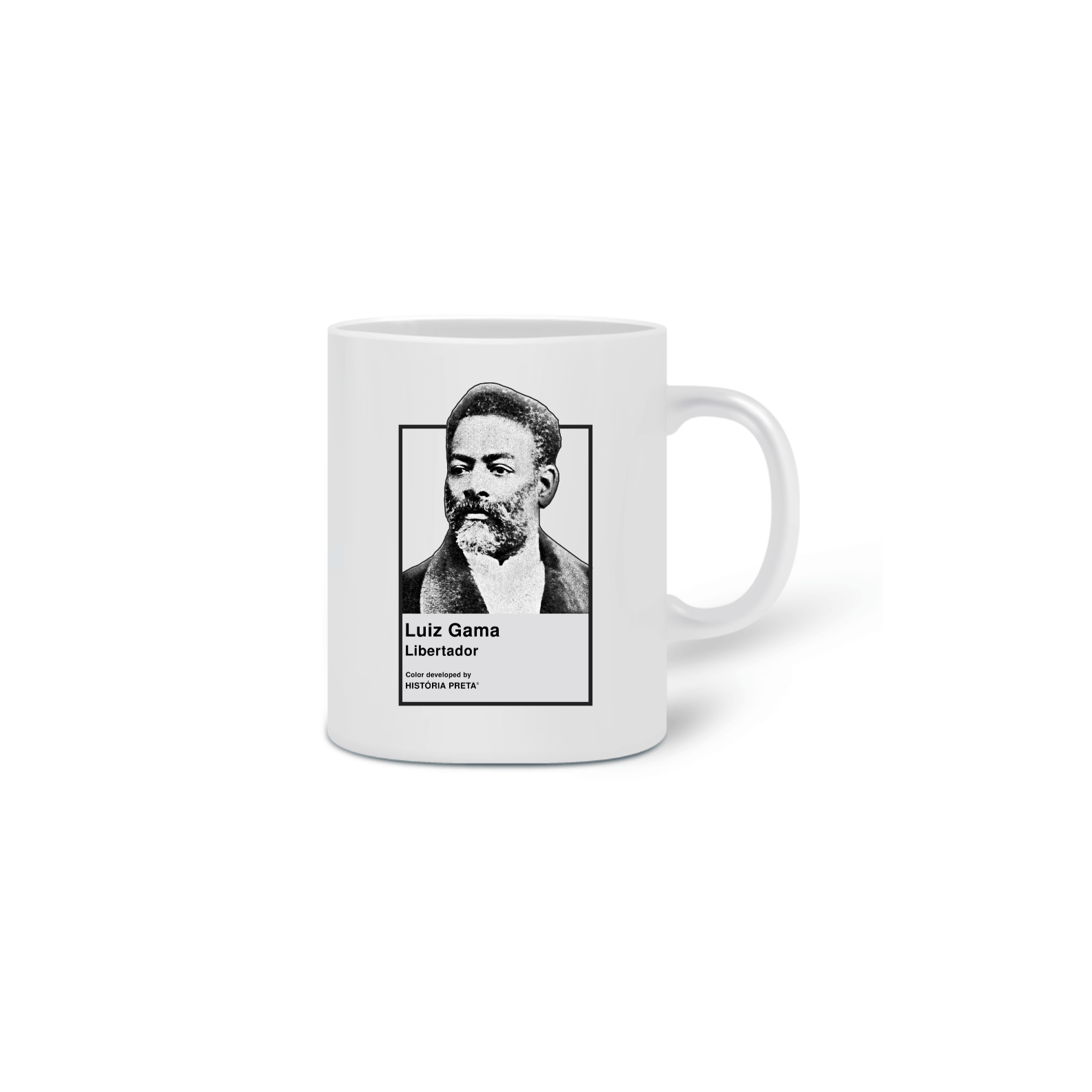 Caneca Pantone Luiz Gama