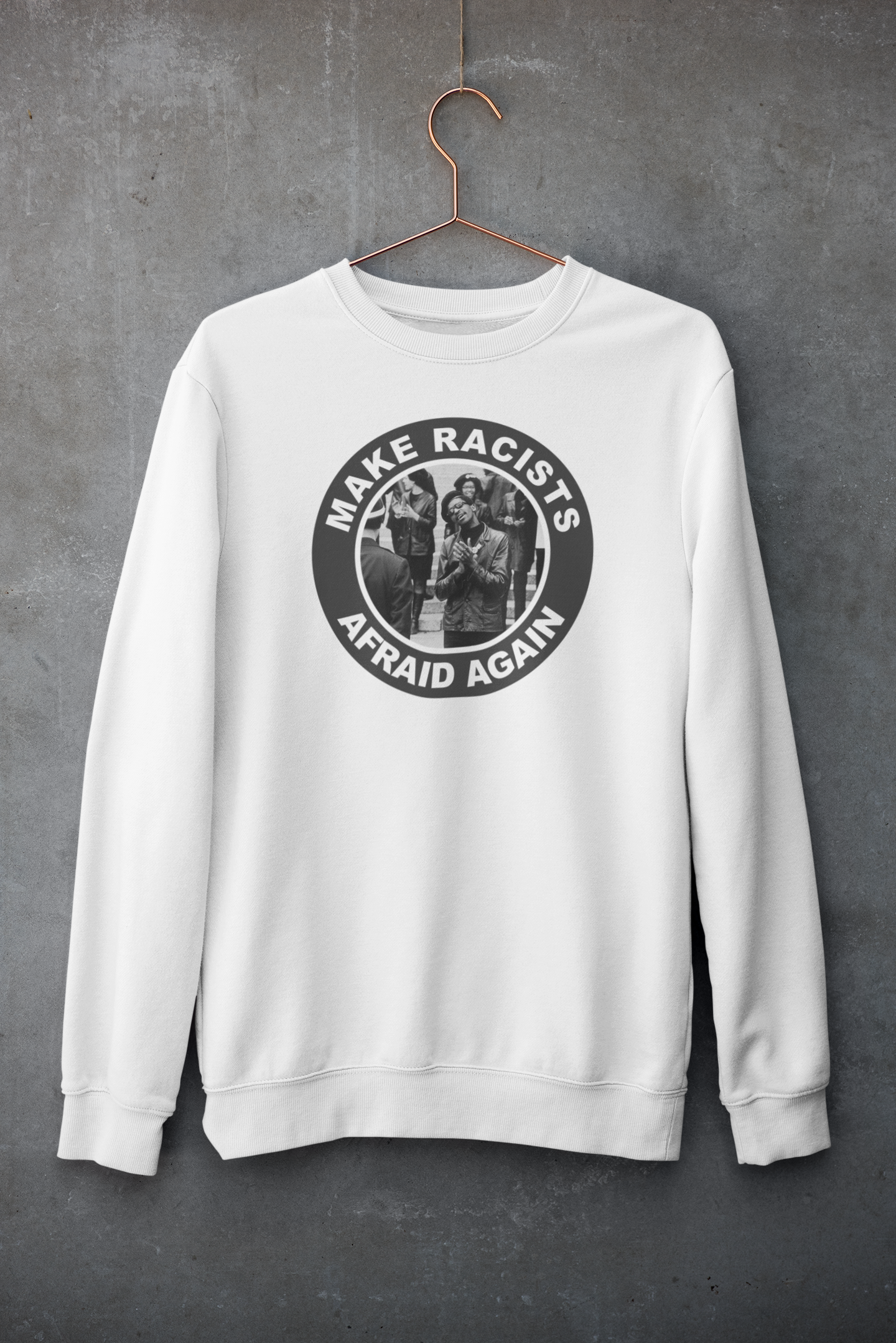 Moletom Racists Afraid Branco - Black Panther Party