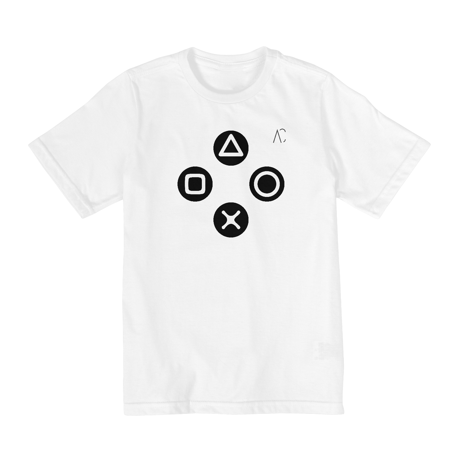 Nome do produto  Camiseta infantil (10 a 14) - Botões 