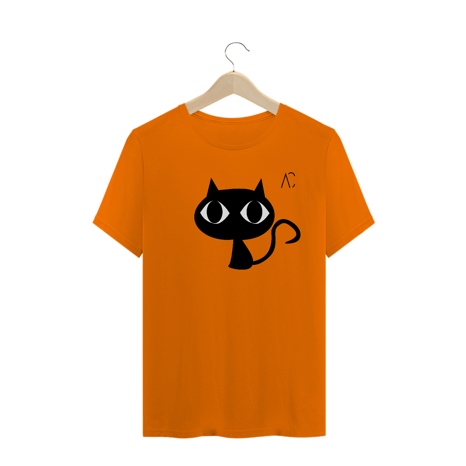 Nome do produto  Camiseta - Gato espiado 