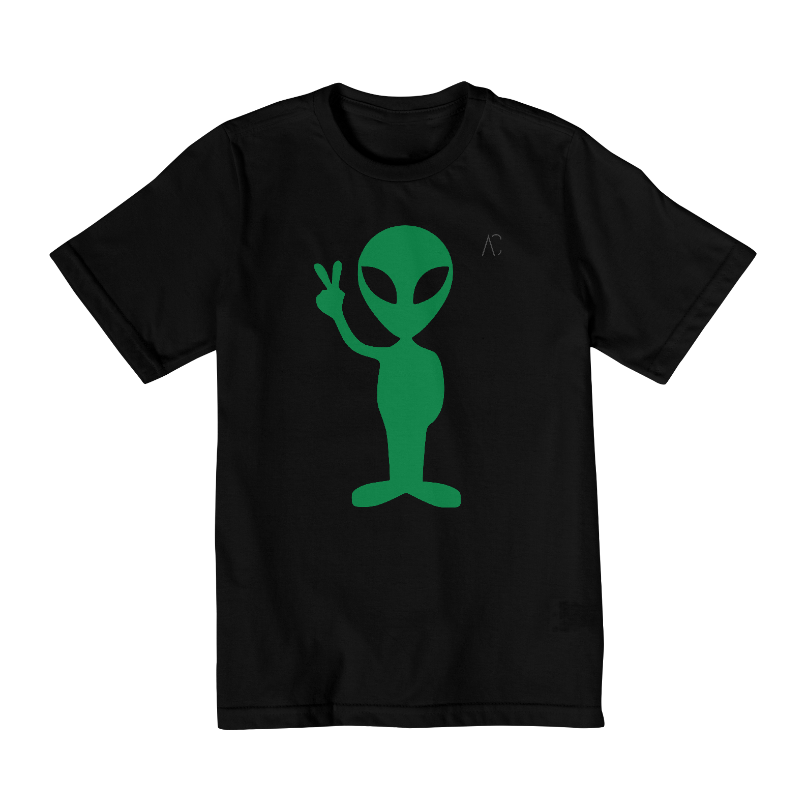 Nome do produto  Camiseta infantil (2 a 8) - ET Paz e Amor 