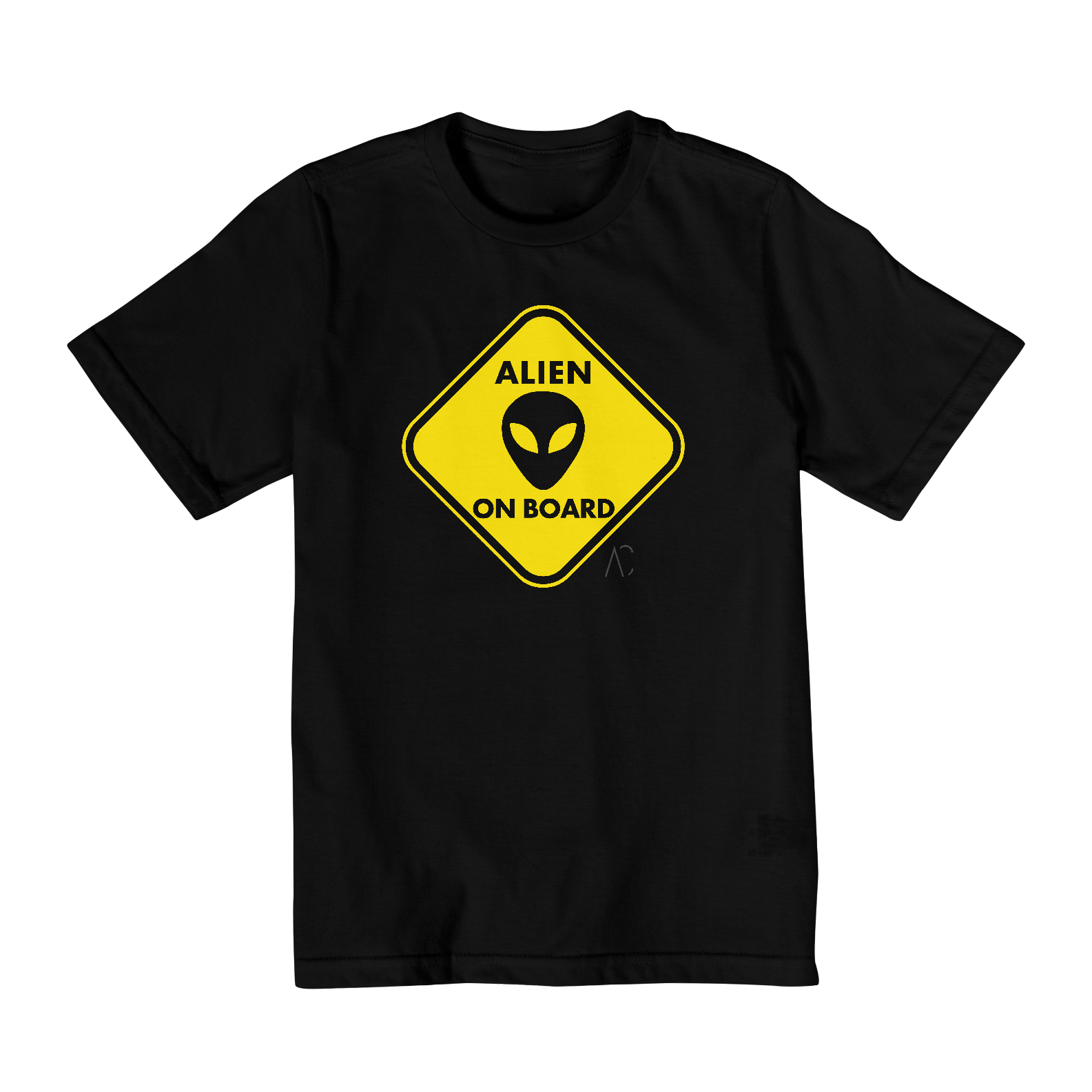 Nome do produto  Camiseta infantil (10 a 14) - Alien on Board