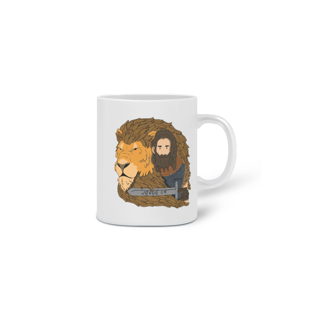 Caneca Seja Forte e Corajoso
