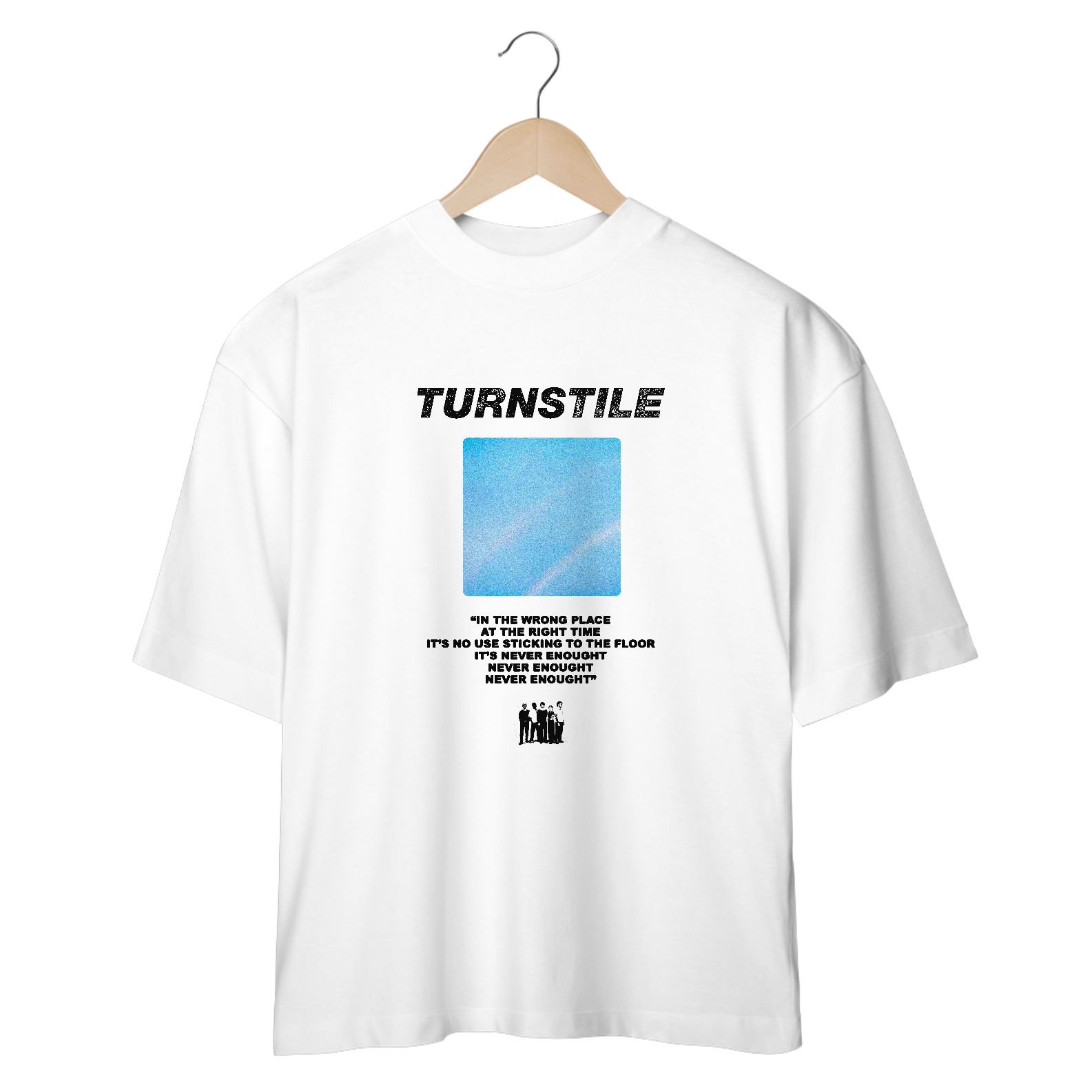 Camiseta Oversized Turnstile Never Mind The Gap Co.