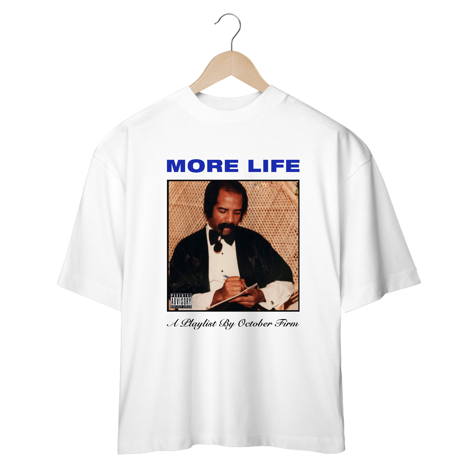 Camiseta Oversized Drake More White Mind The Gap Co.