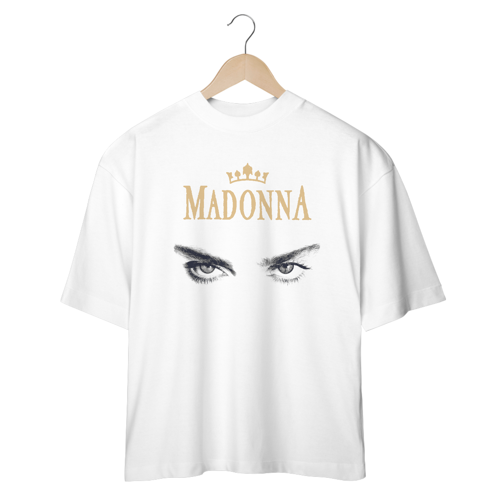Camiseta Oversized Madonna Eyes Mind The Gap Co.