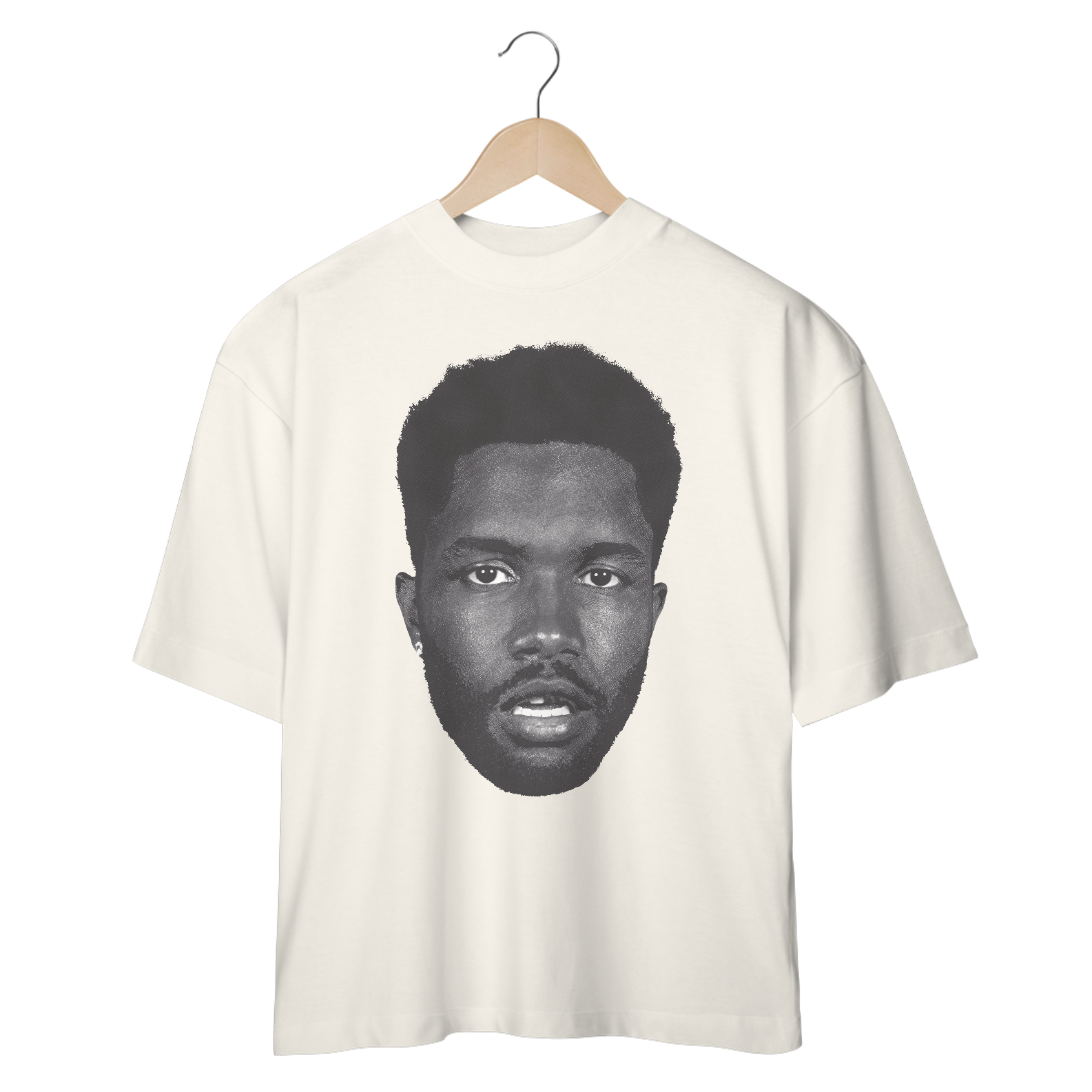 Camiseta Oversized Frank Ocean Face Mind The Gap Co.