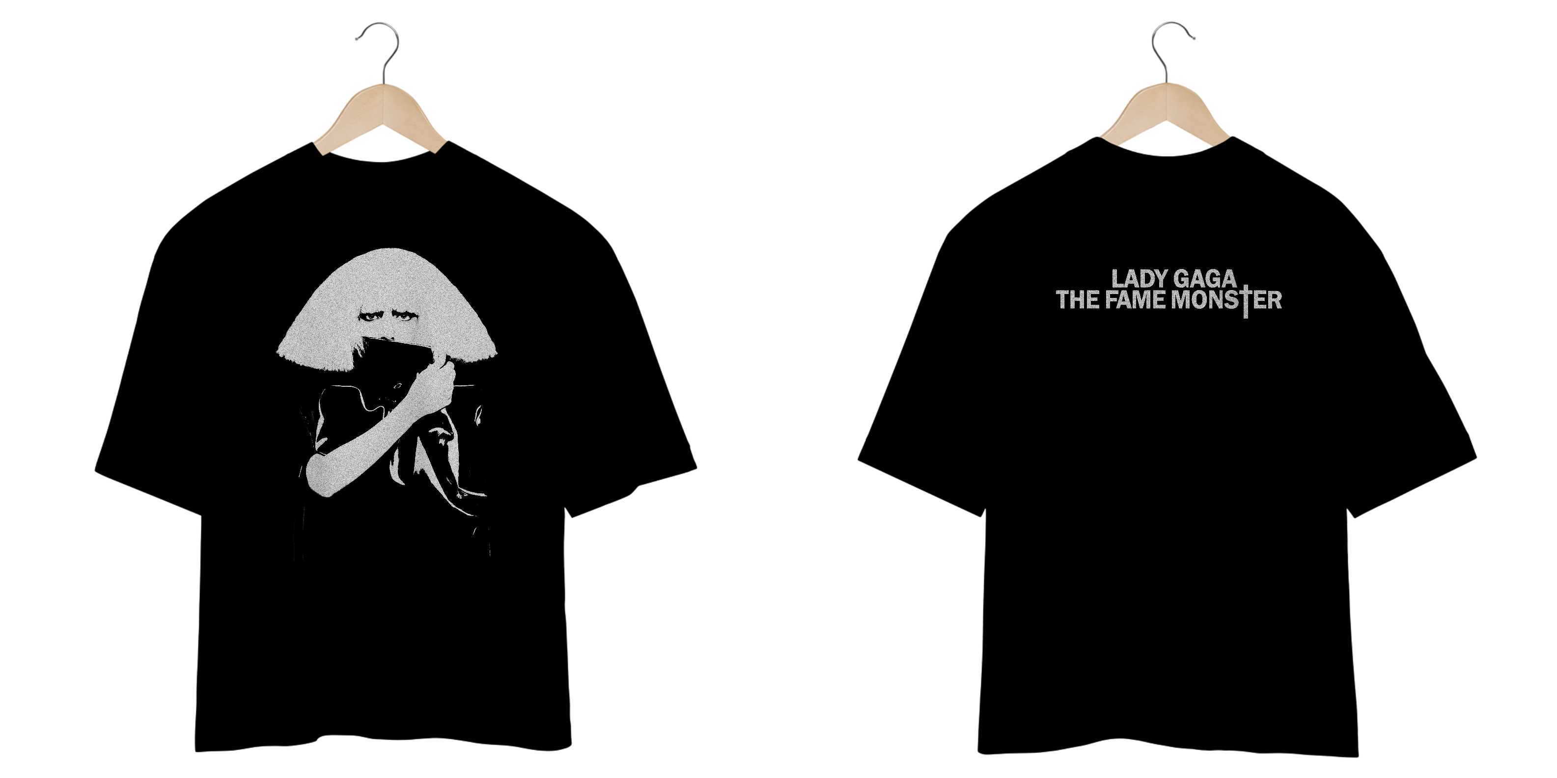Camiseta Oversized Lady Gaga Fame Mind The Gap Co.