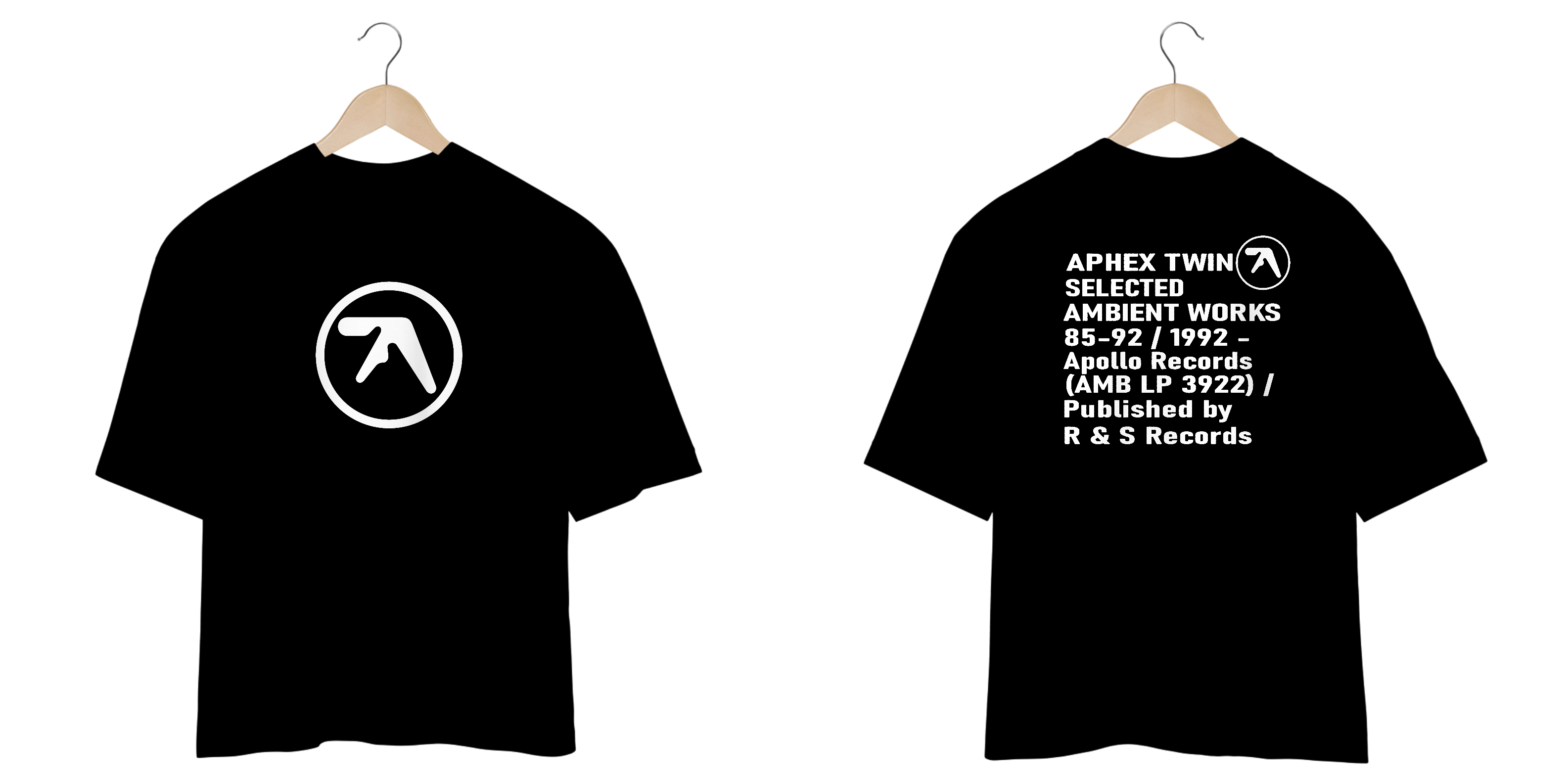 Camiseta Oversized Aphex Twin Selected Mind The Gap Co.