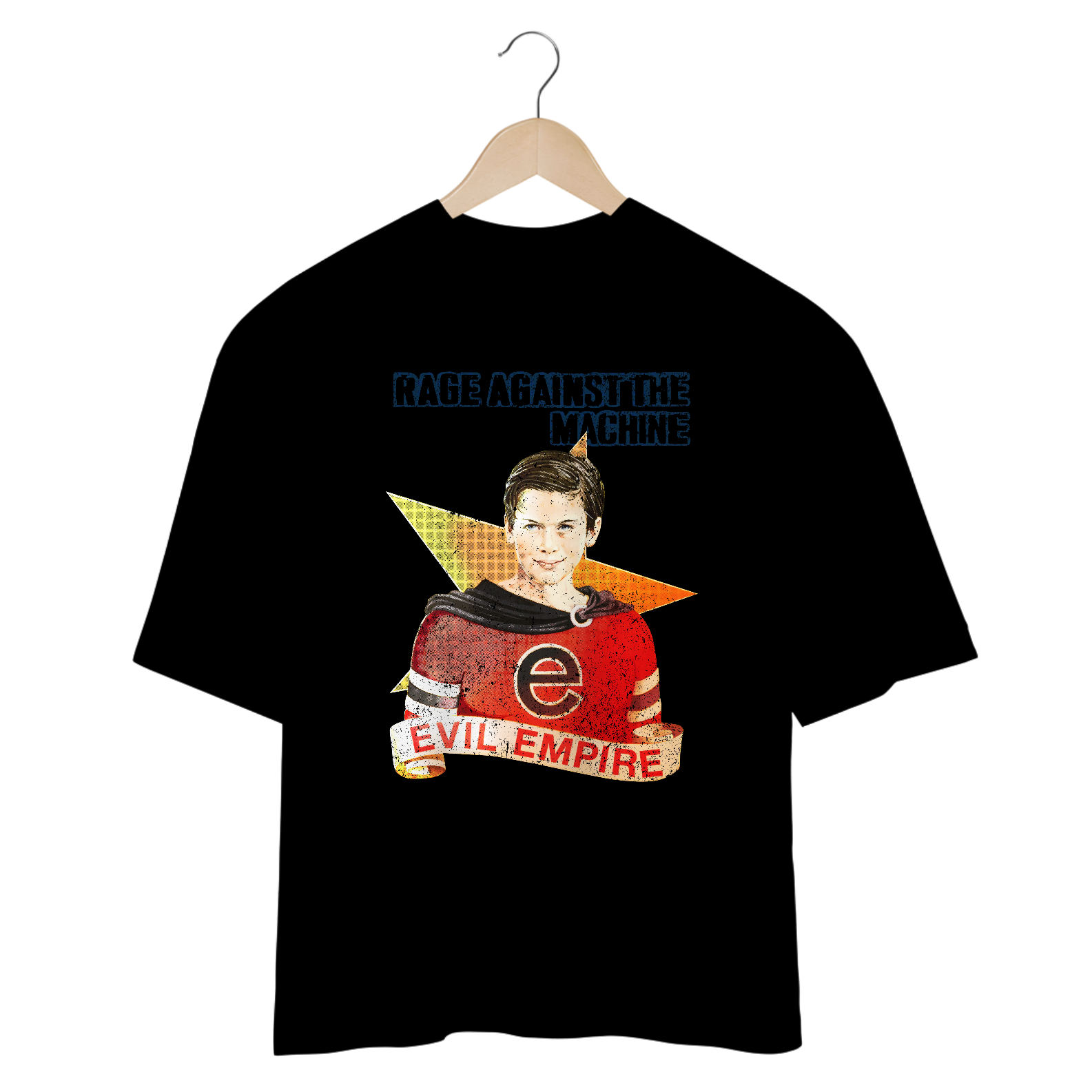 Camiseta Oversized Rage Against The Machine Evil Mind The Gap Co.