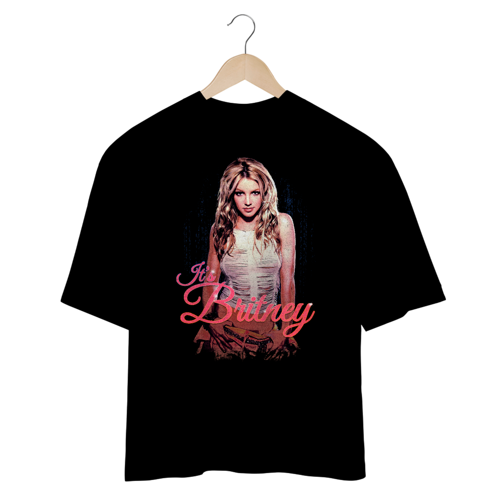 Camiseta Oversized Britney Spears It's Mind The Gap Co.