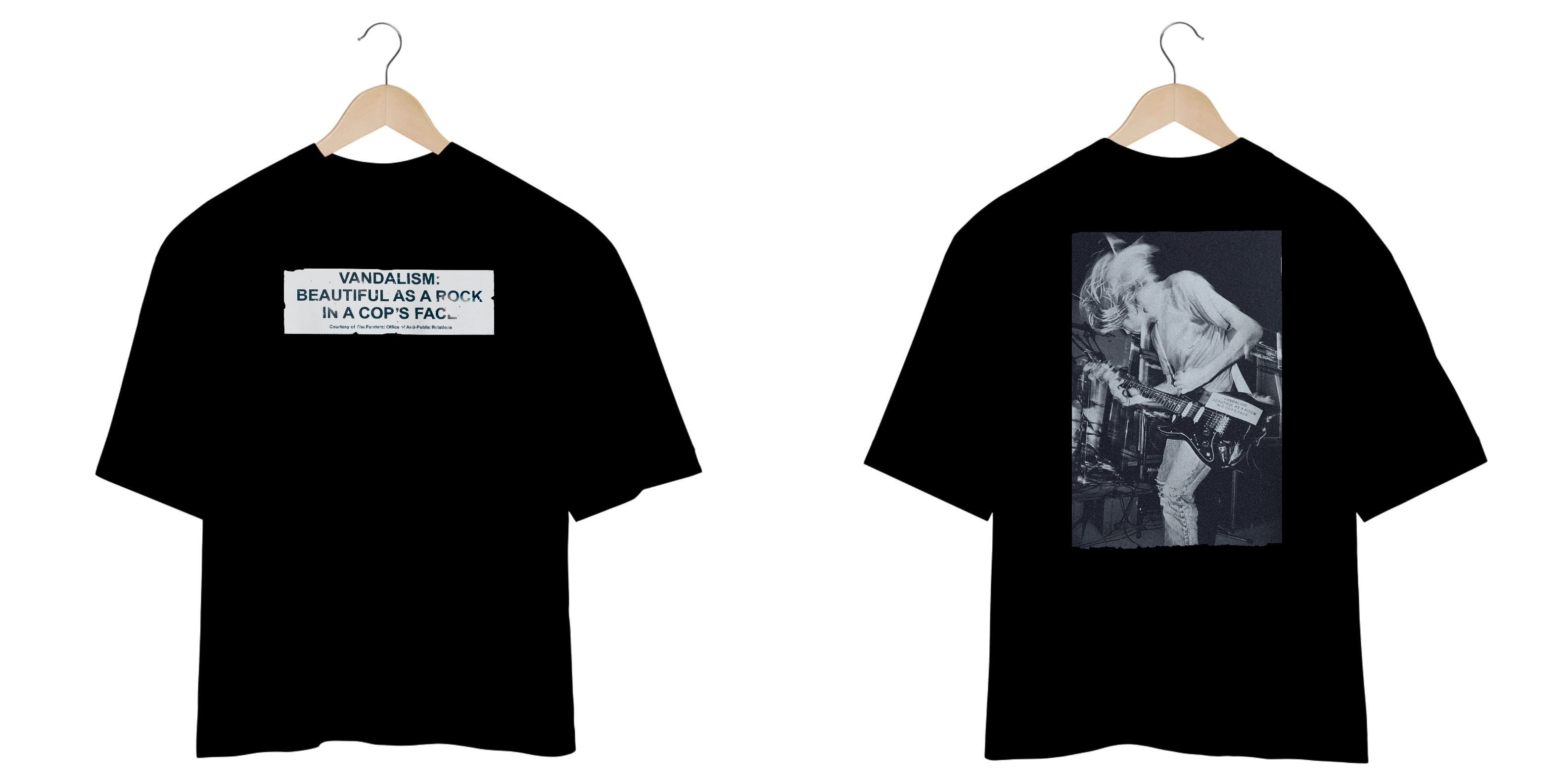 Camiseta Oversized Kurt Cobain Vanda Mind The Gap Co.