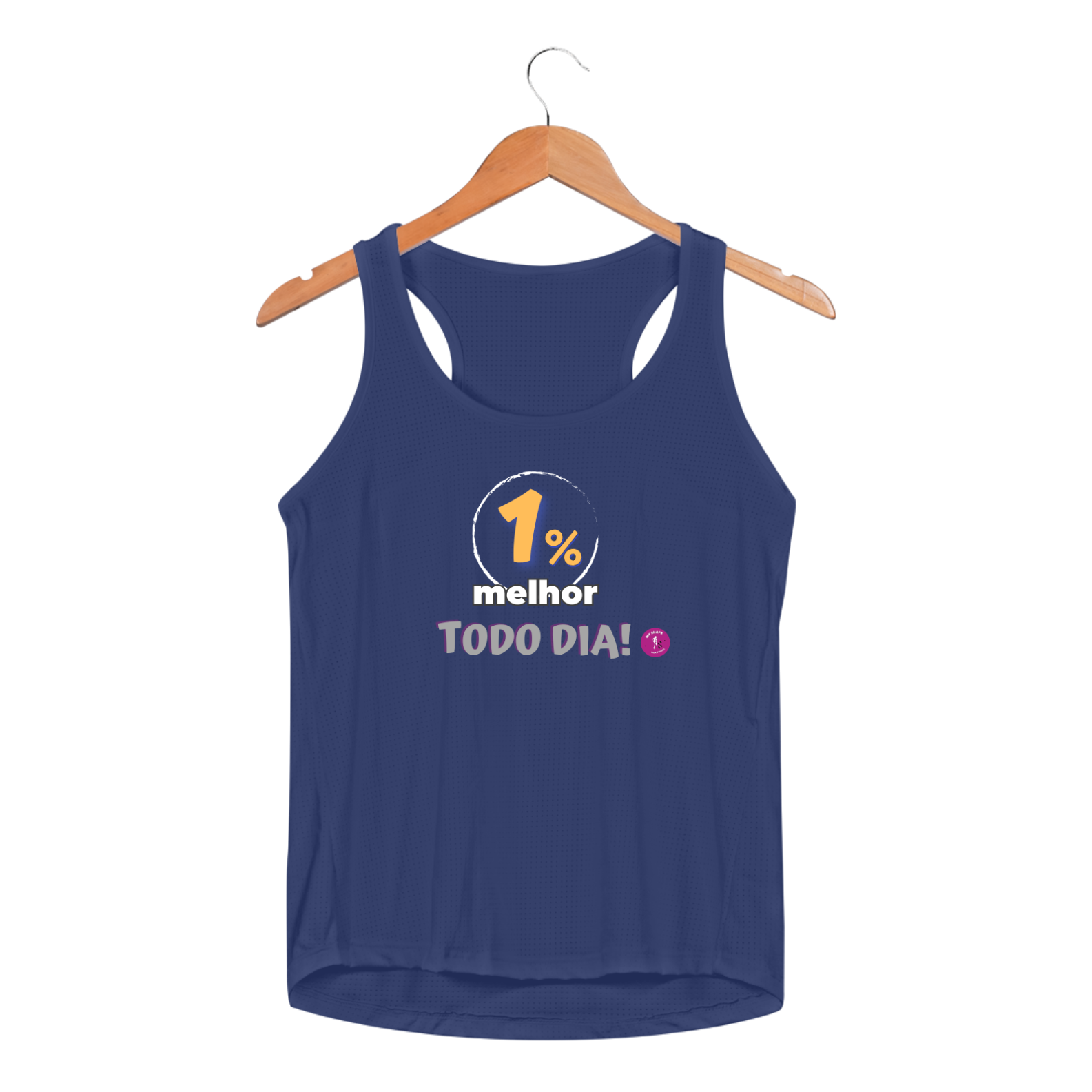 Regata Feminina Dry Fit Sport 1 por Cento Melhor Todo Dia