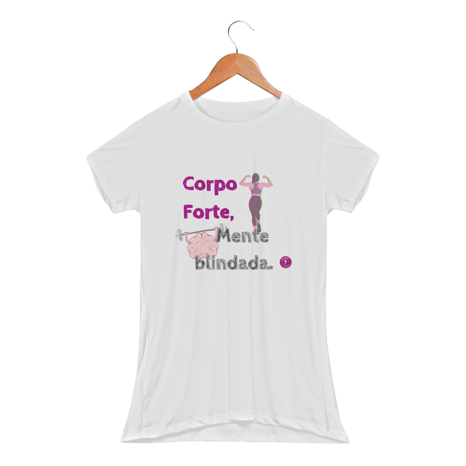 Baby Look Dry Fit Sport Corpo Forte Mente Blindada