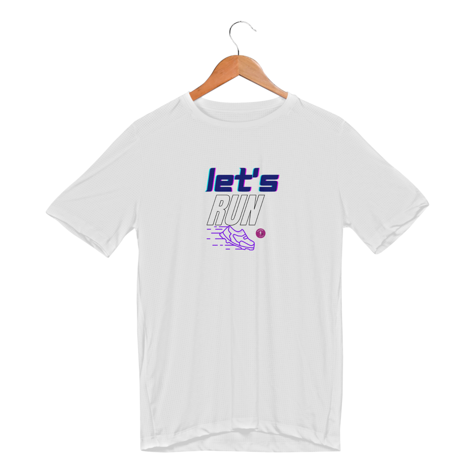 Camiseta Unissex Dry Fit Sport Let's Run 
