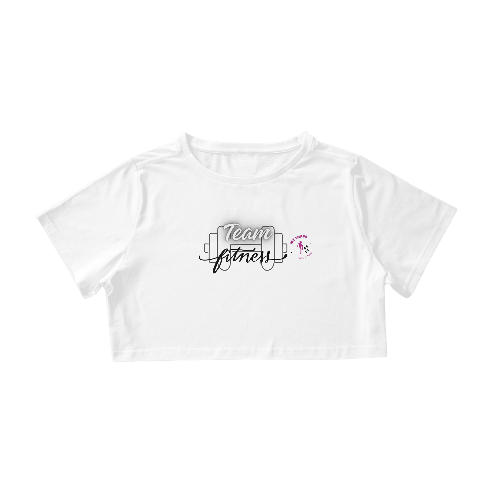 Cropped Team Fitness branco