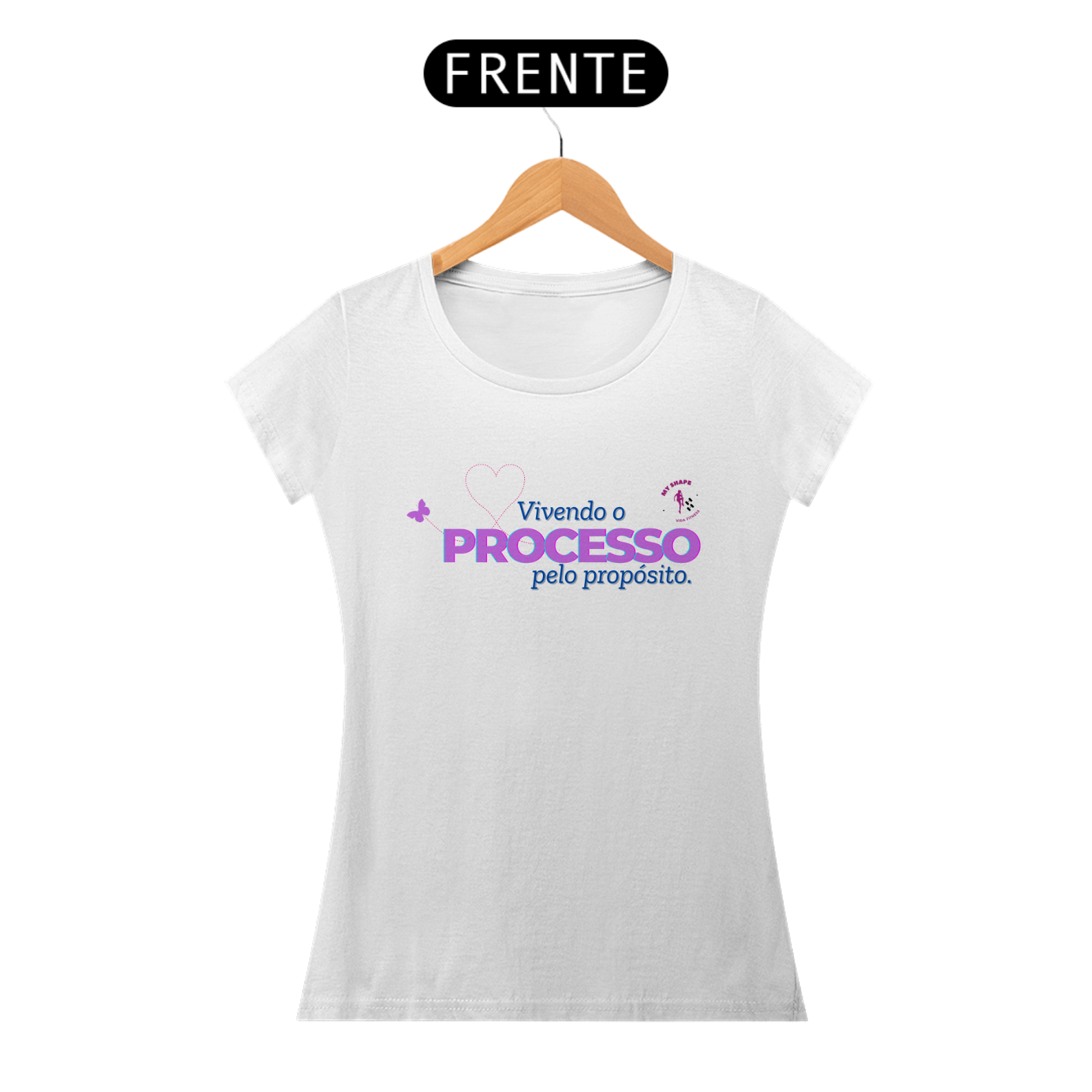 Baby Look Algodão Vivendo o Processo 