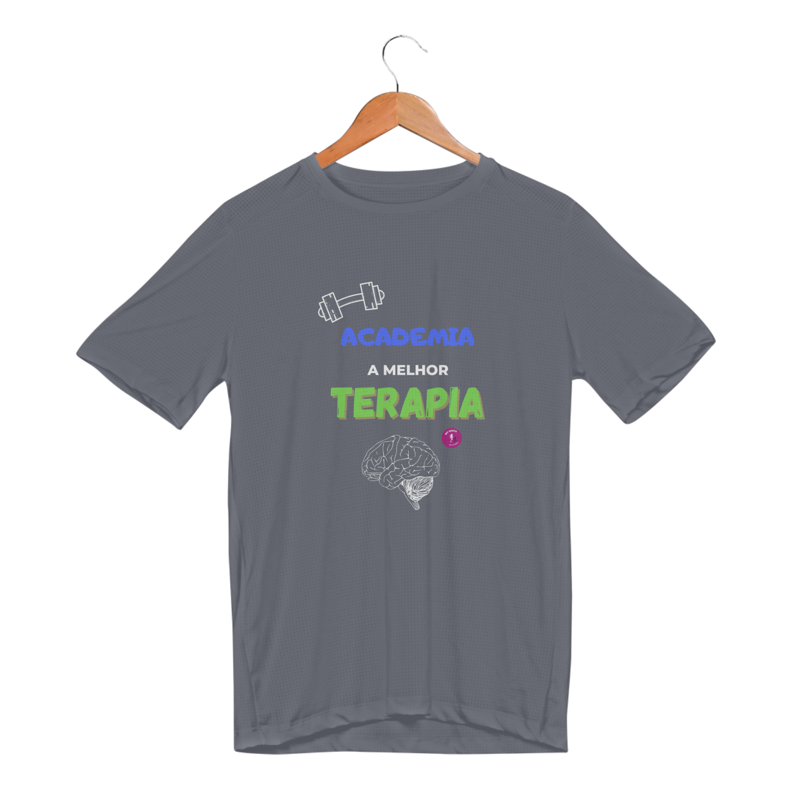 Camiseta Unissex Dry Fit Sport A Melhor Terapia 