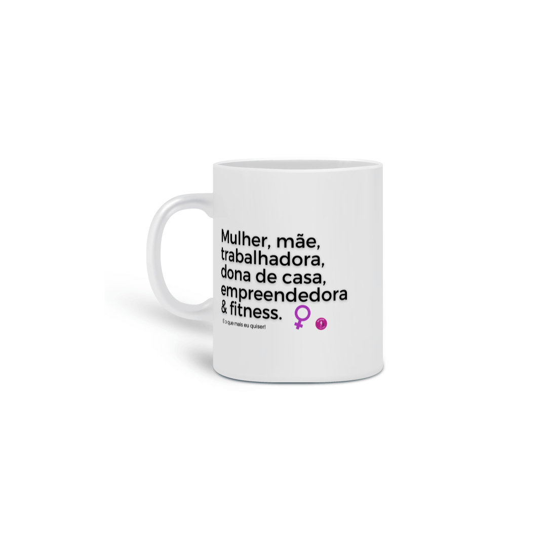 Caneca Mulher Fitness 