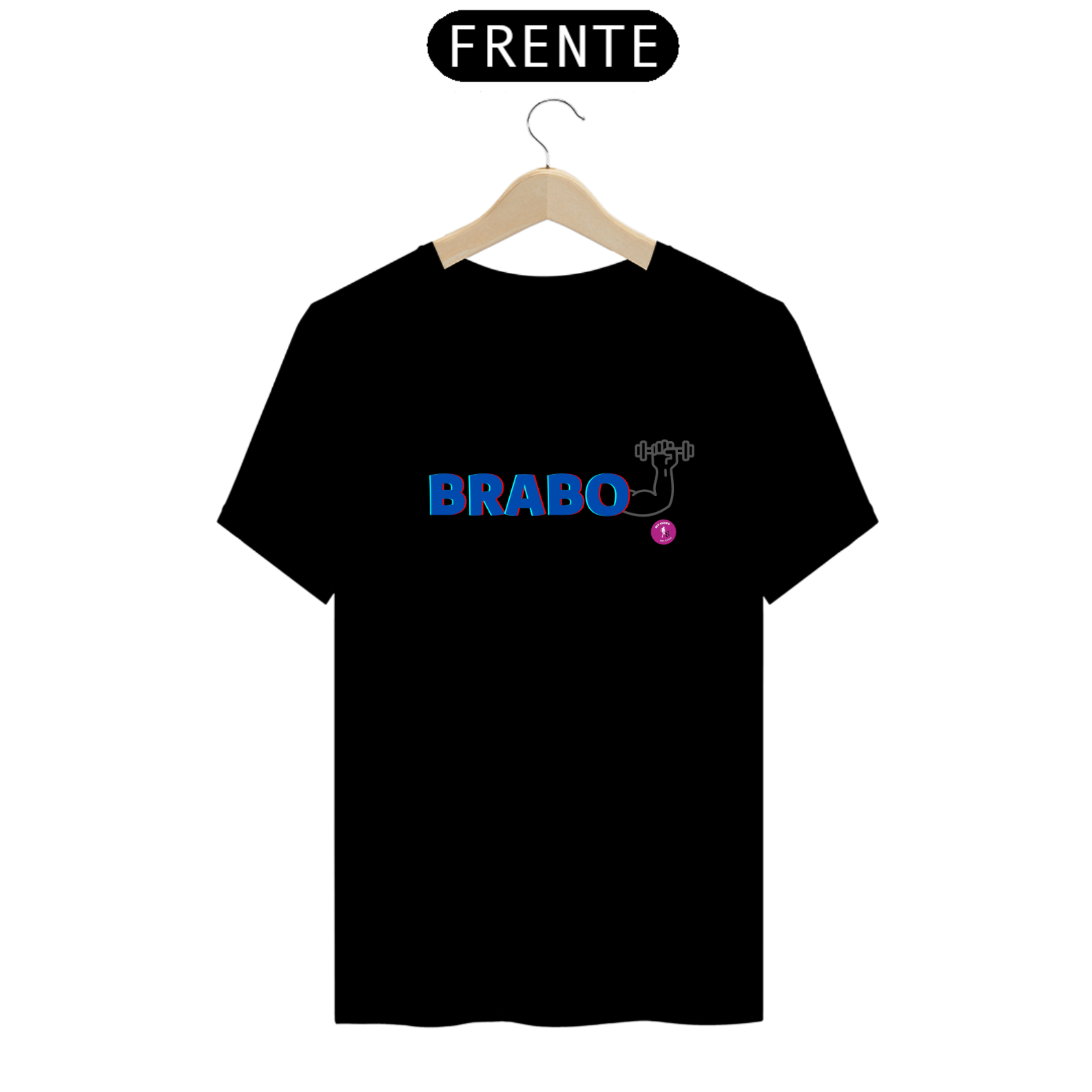T-shirt Algodão Masculina Brabo