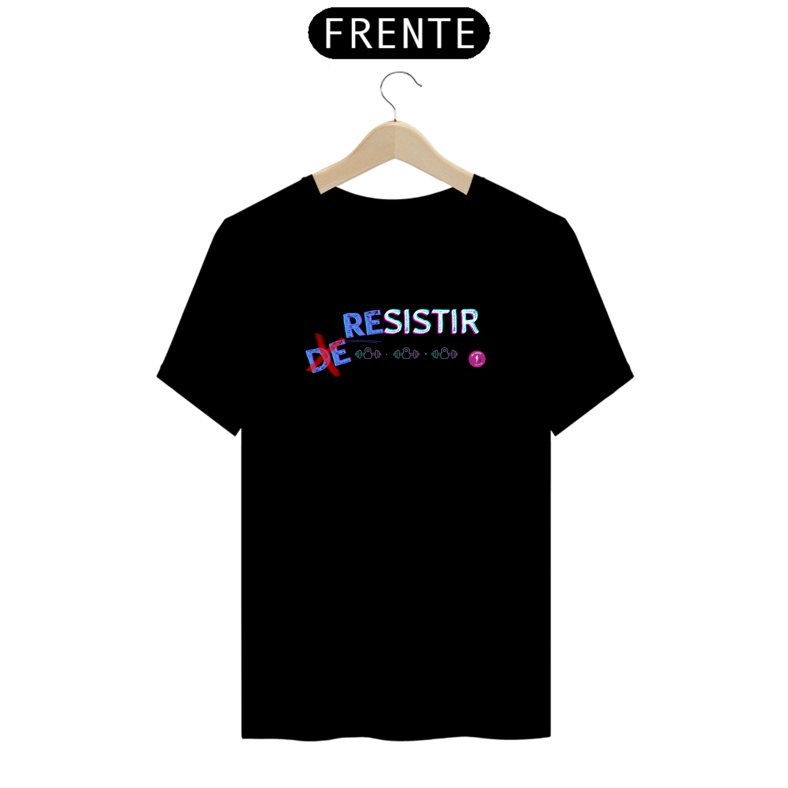 T-shirt Algodão Unissex Resistir 