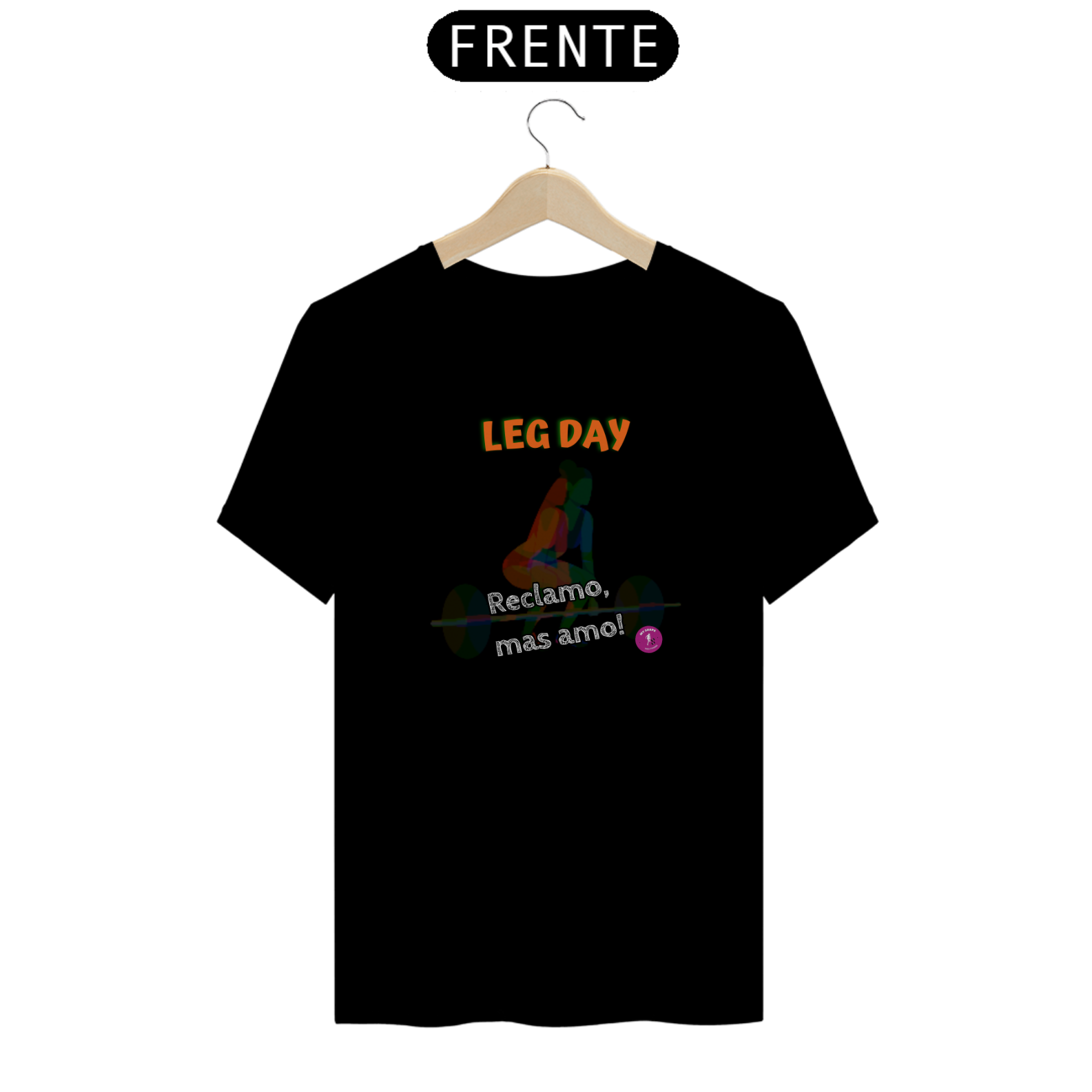 T-shirt Algodão feminina Leg Day