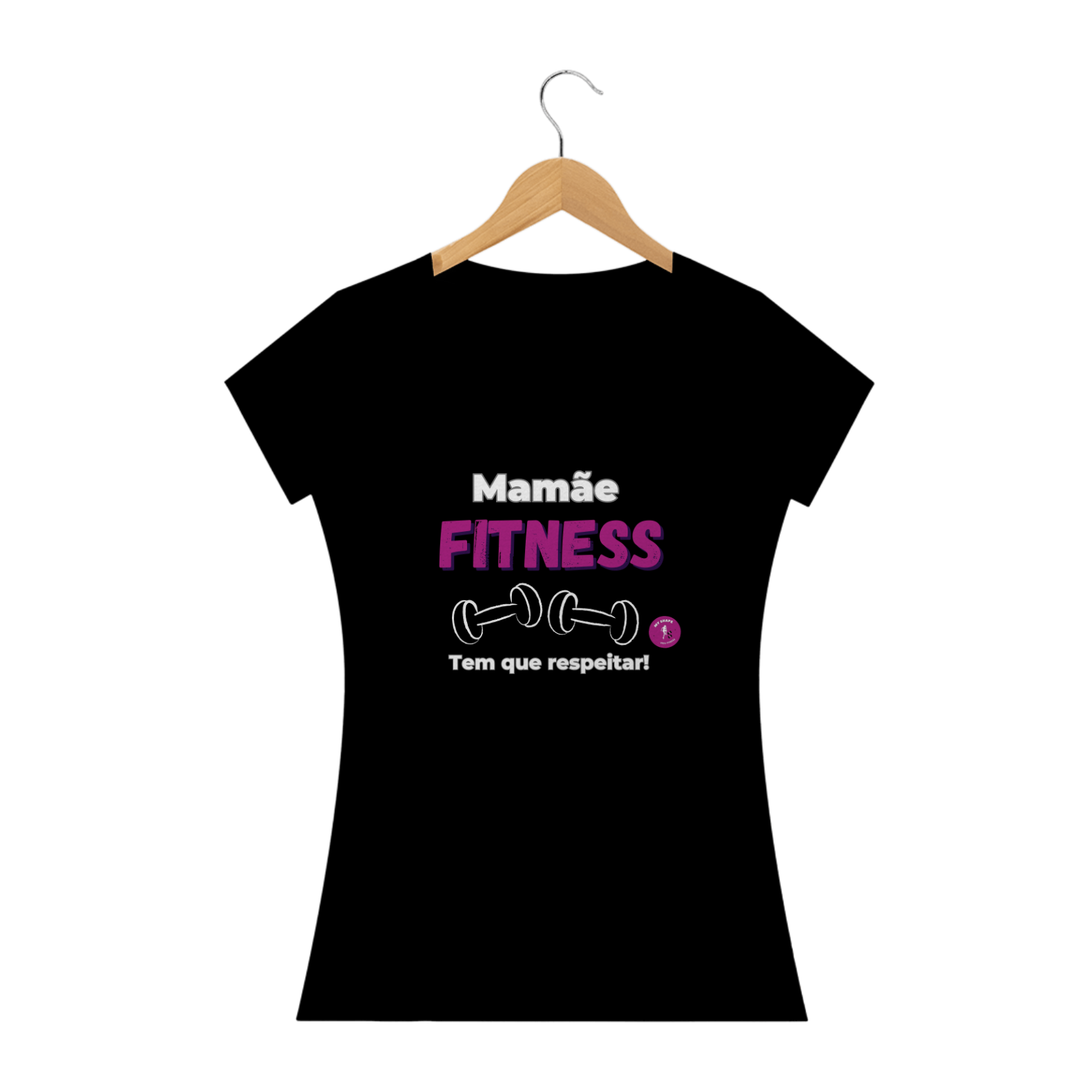 Baby Look Algodão Mamãe Fitness 