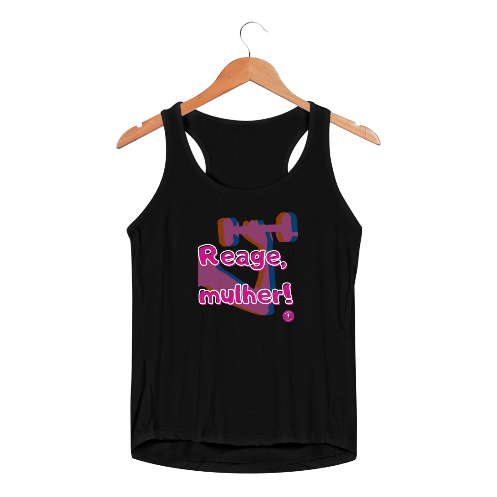 Regata Feminina Dry Fit Sport Reage, mulher!