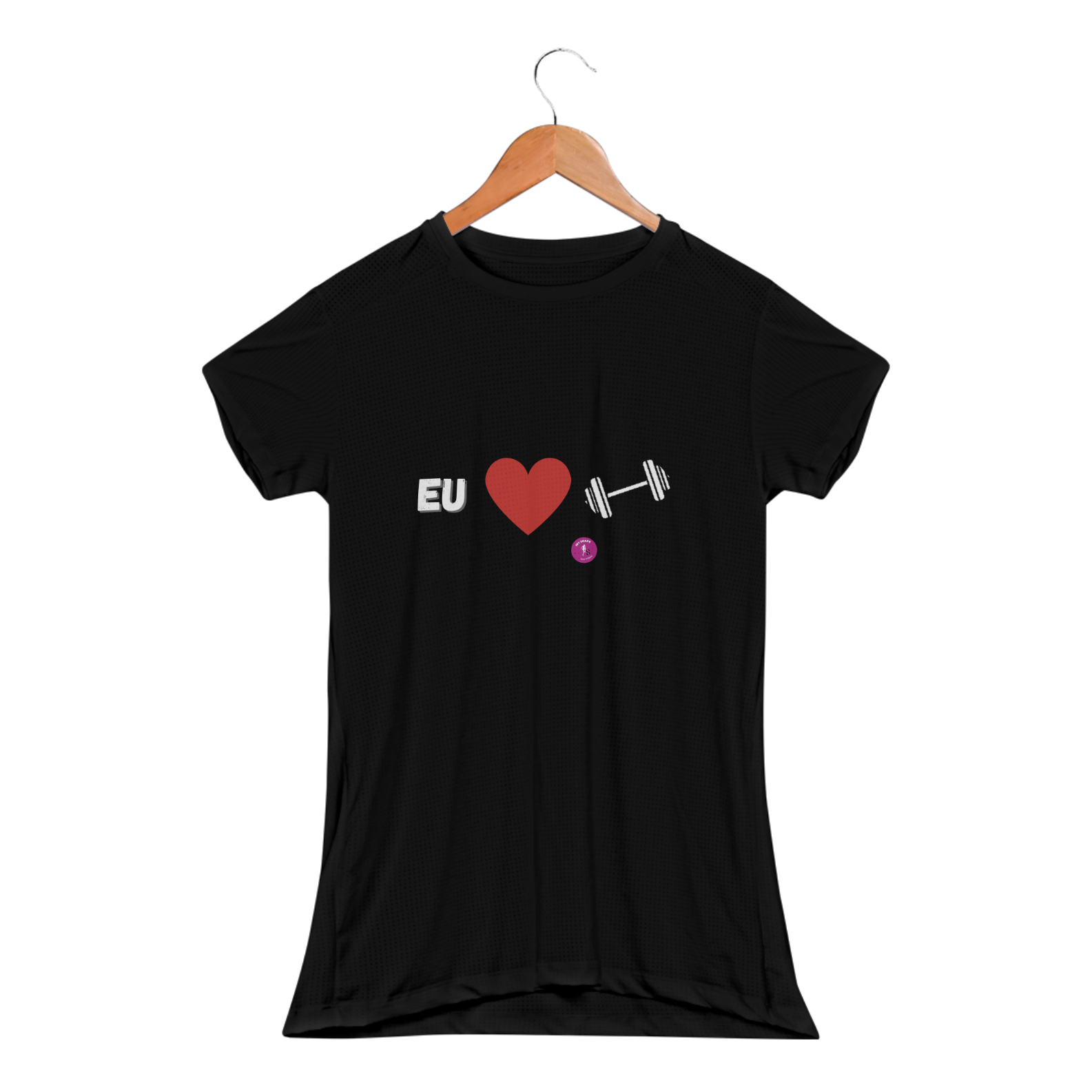 Baby Look Dry Fit Sport Eu Amo Treinar 