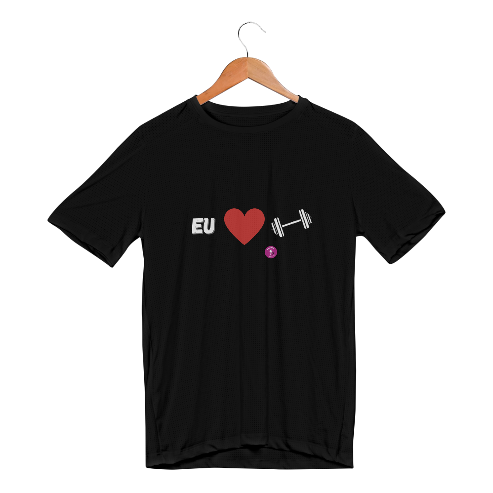 Camiseta Unissex Dry Fit Sport Eu Amo Treinar
