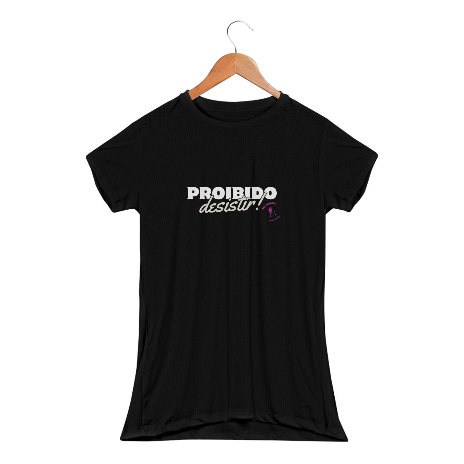 Baby Look Dry Fit Sport Proibido Desistir 