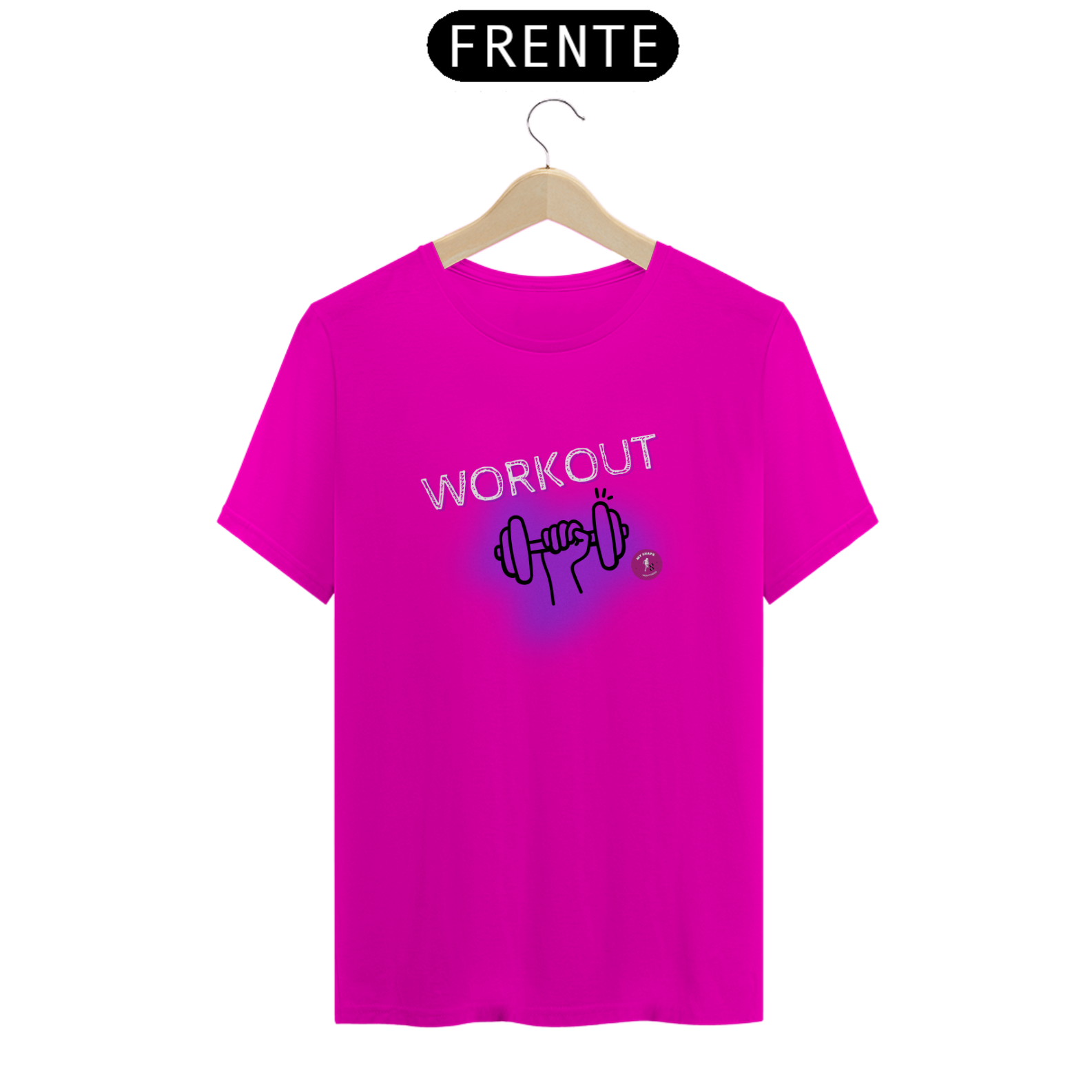 T-shirt Algodão feminina Workout 