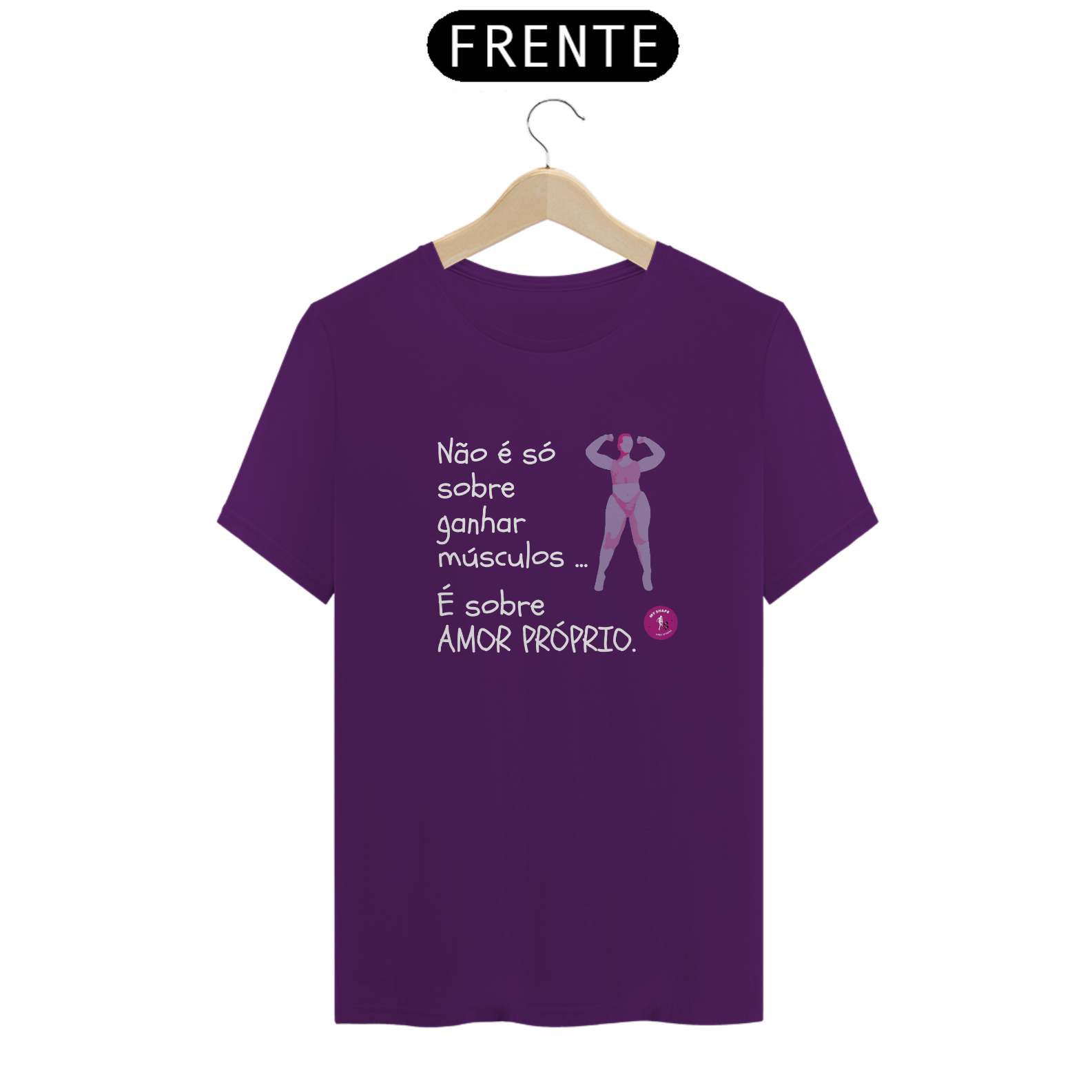 T-shirt Algodão feminina Amor Próprio 