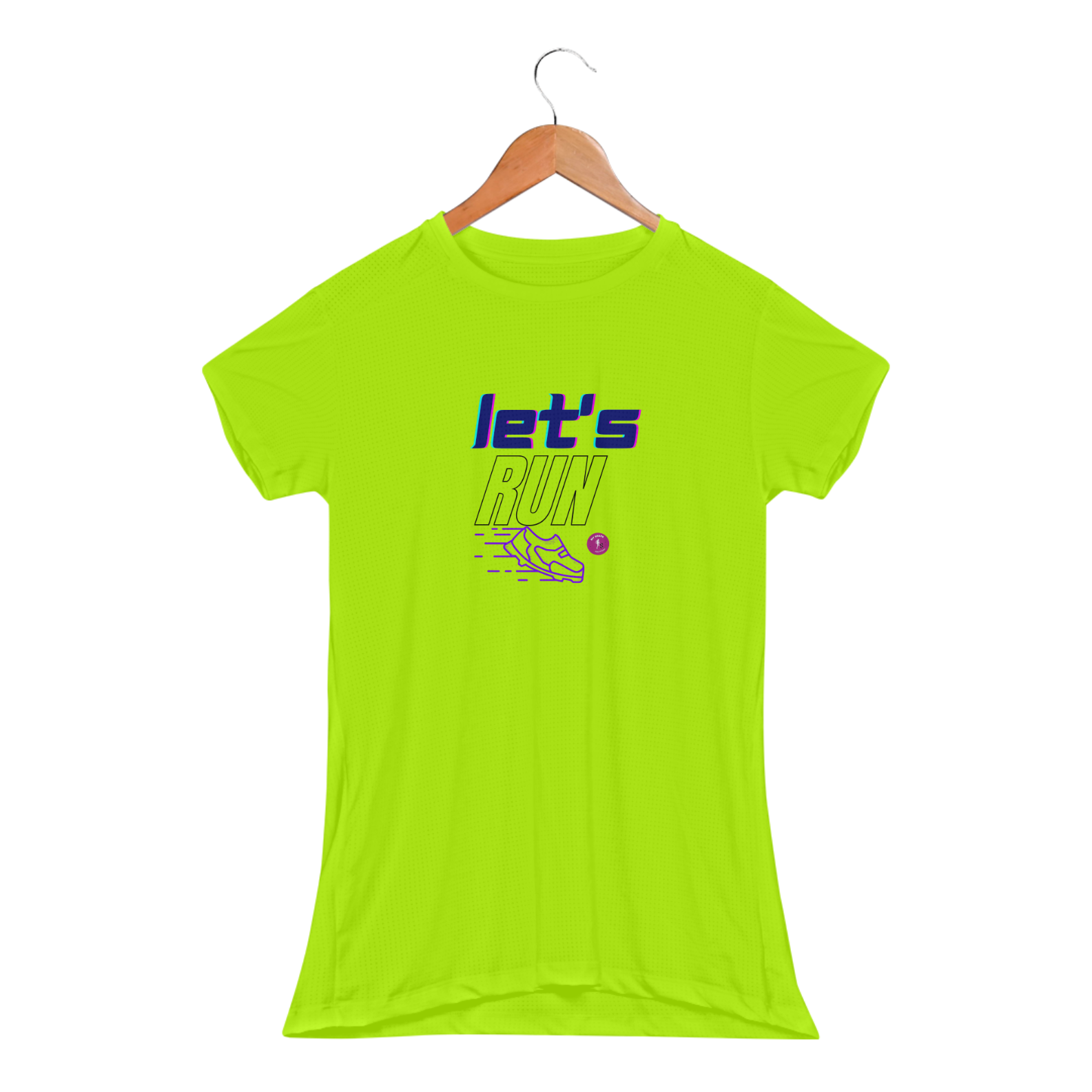 Baby Look Dry Fit Sport Let's Run