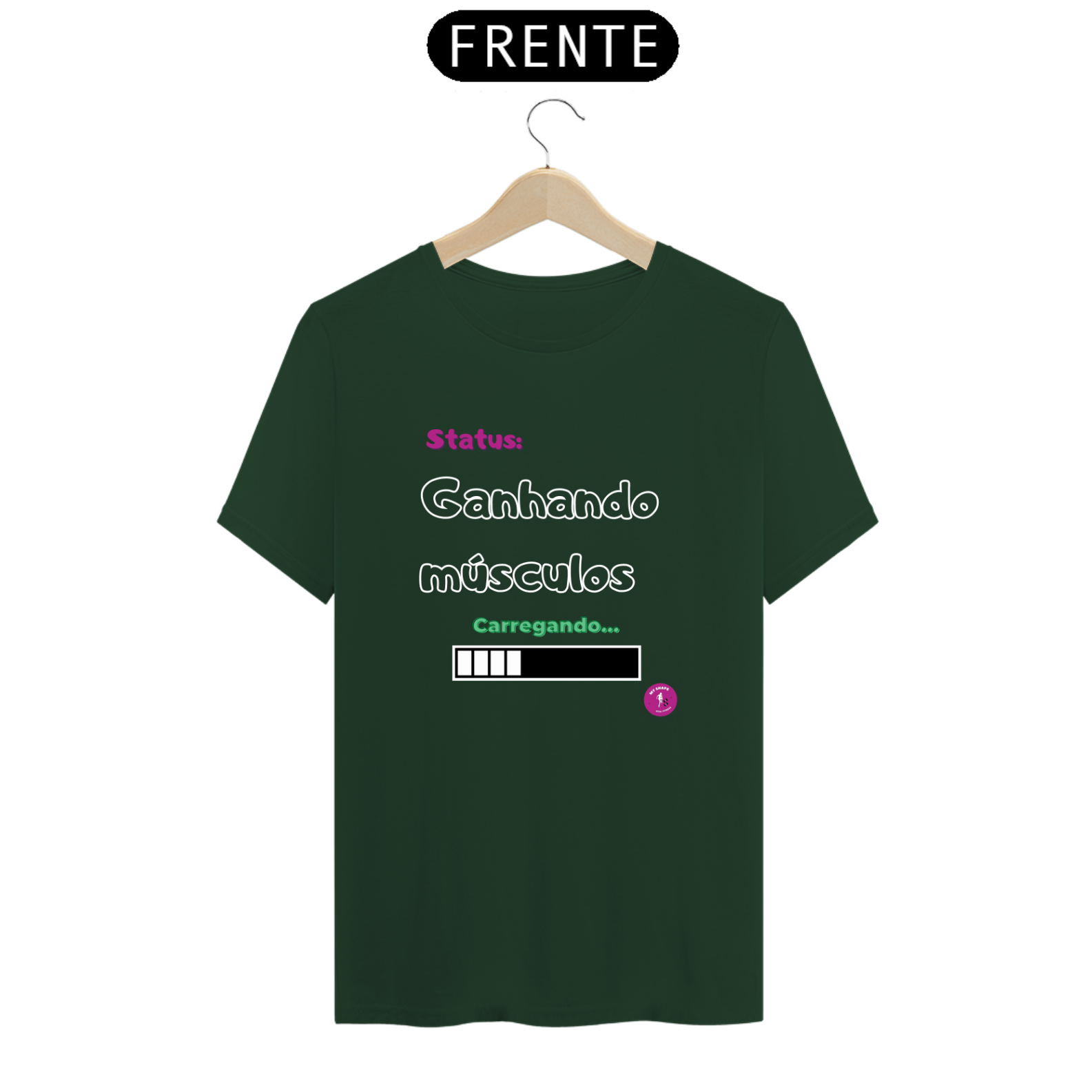 T-shirt Algodão Unissex Ganhando Músculos 
