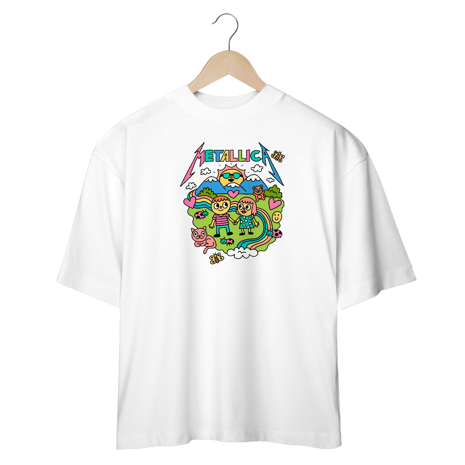 CAMISETA OVERSIZED METALLICA