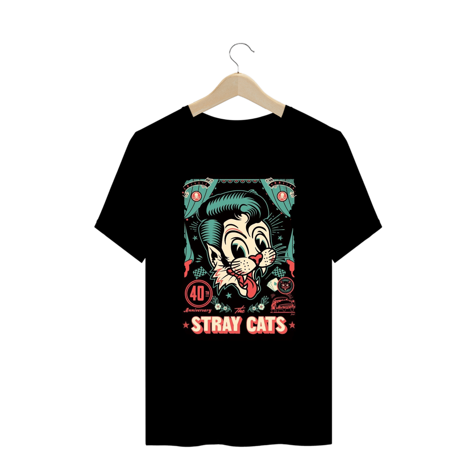Camiseta Plus Size - Stray Cats
