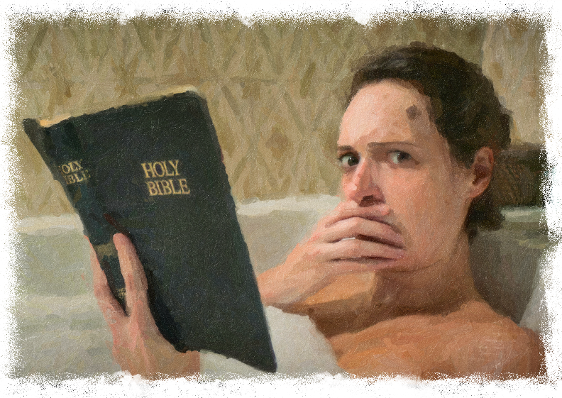 Poster Fleabag pintura Holy Bible