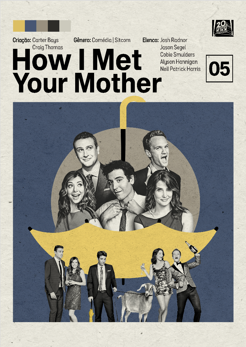 How I Met Your Mother Poster Minimalista