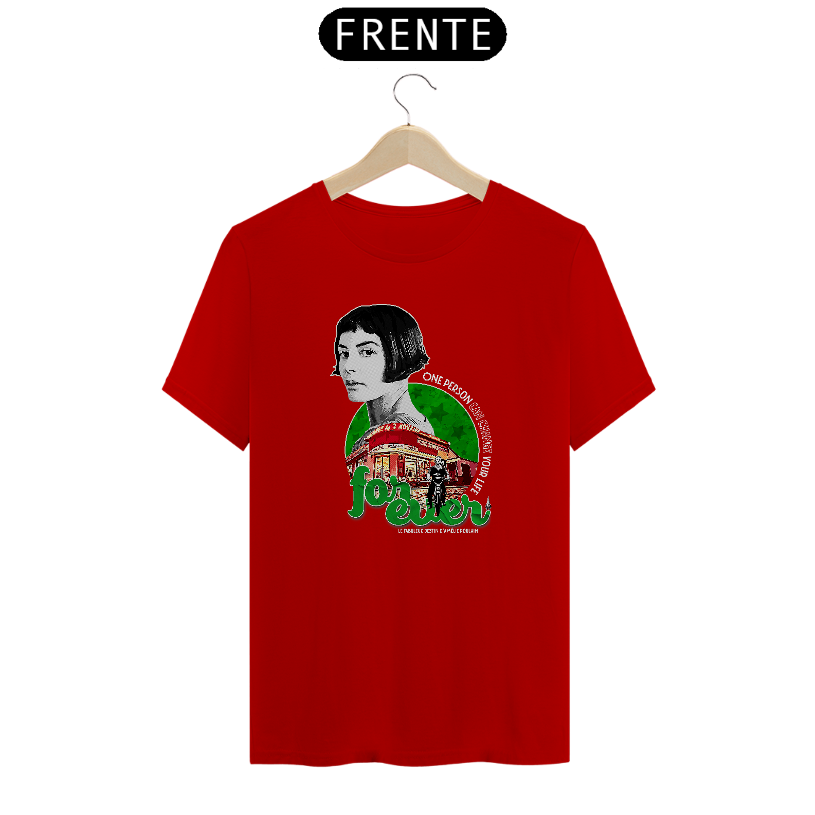 Camiseta Filme Amélie Poulain para sempre