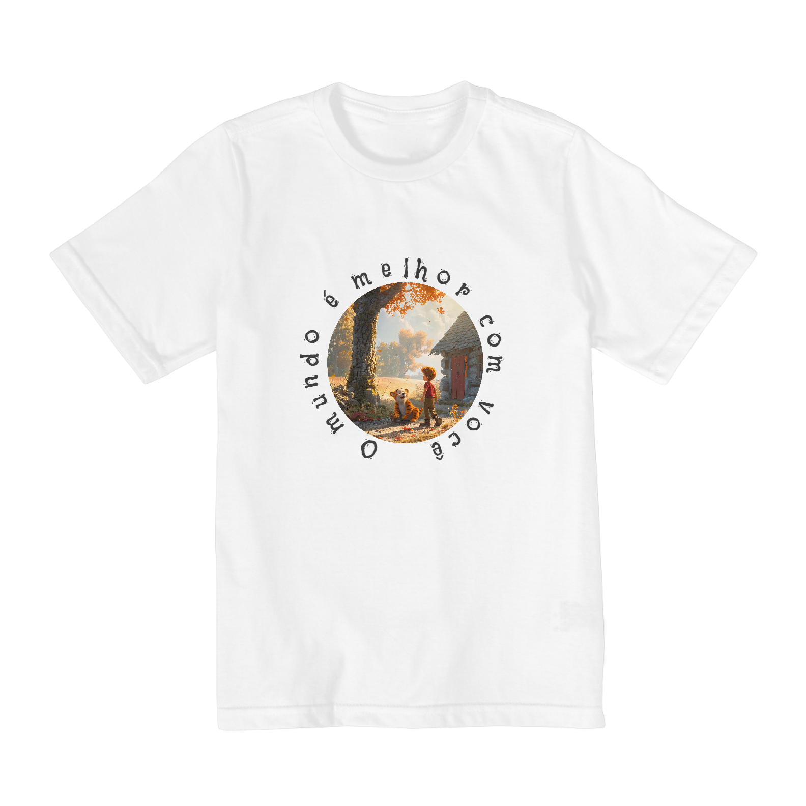 Camisa Infantil o mundo é melhor U10