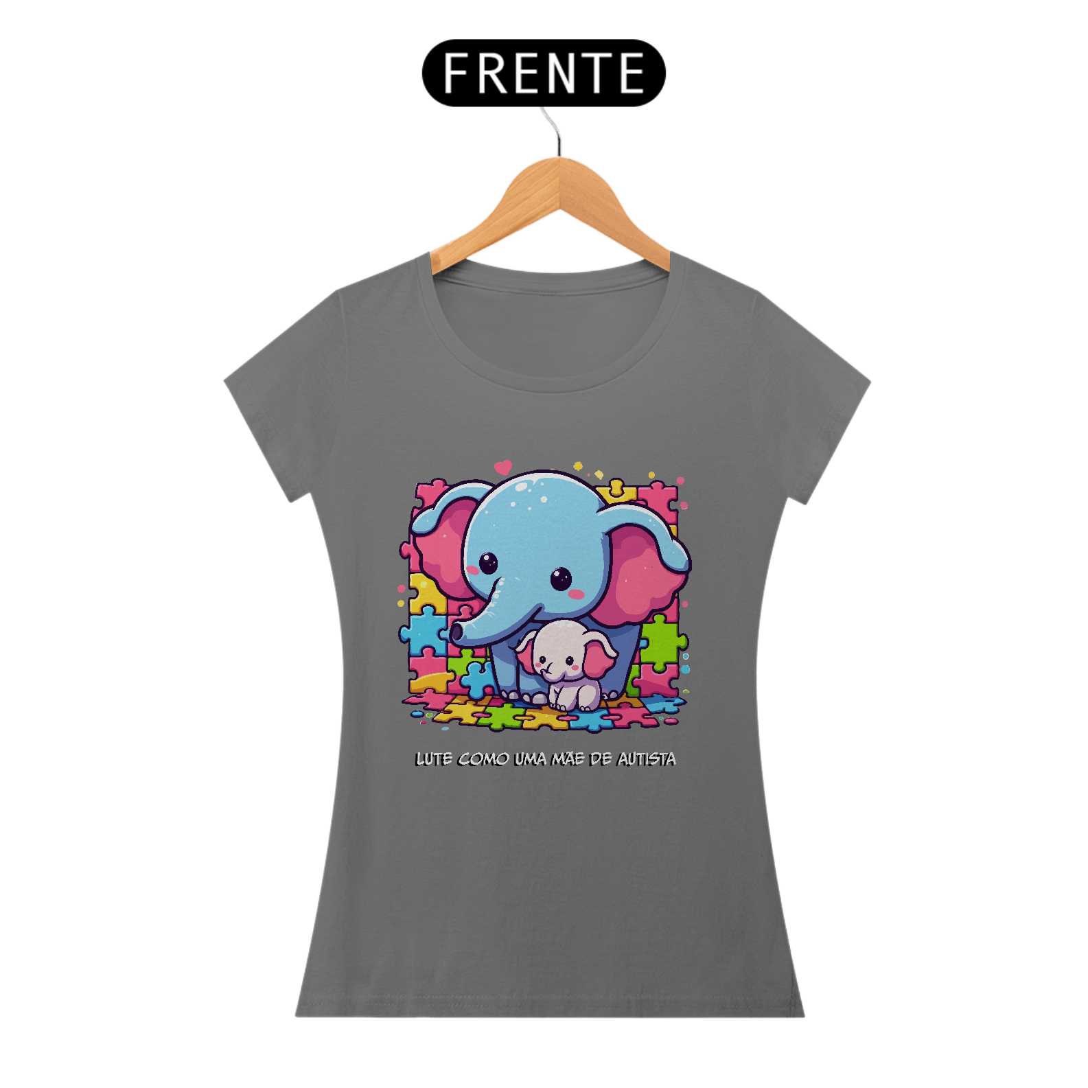 Camisa estonada feminina lute como uma mãe de autista