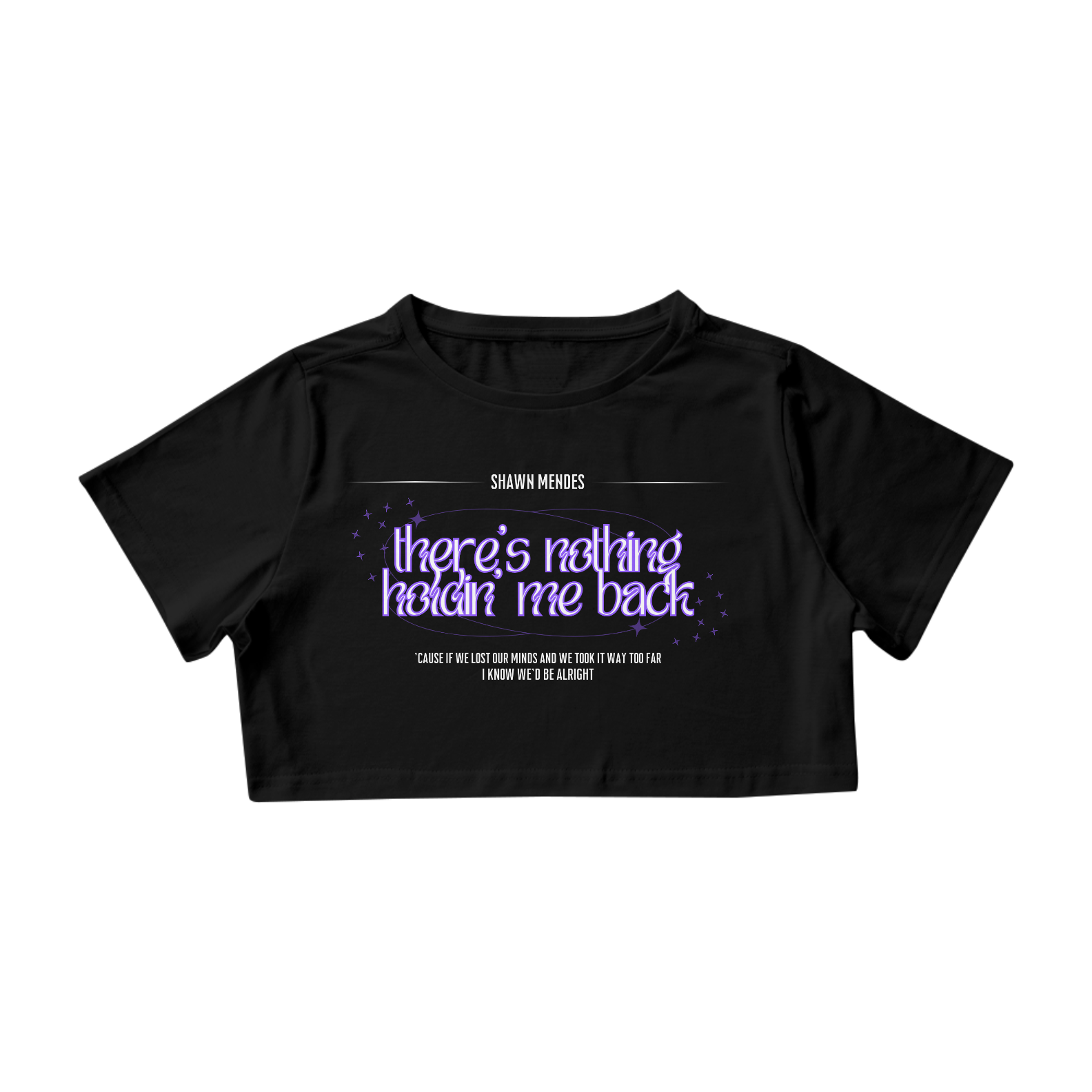 Camiseta Cropped Shawn Mendes - TNHMB